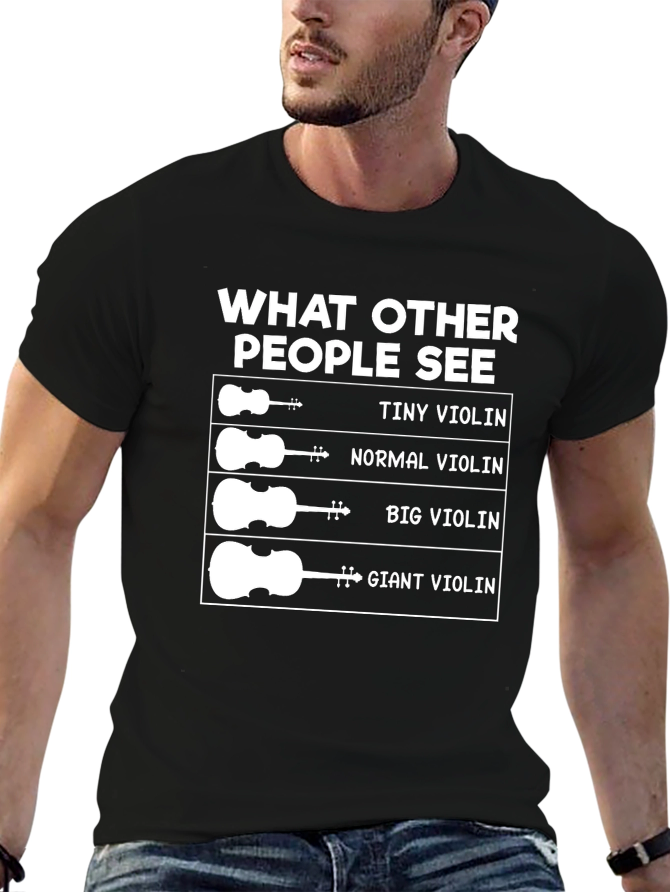 Funny Violinist T-Shirt - What Others See