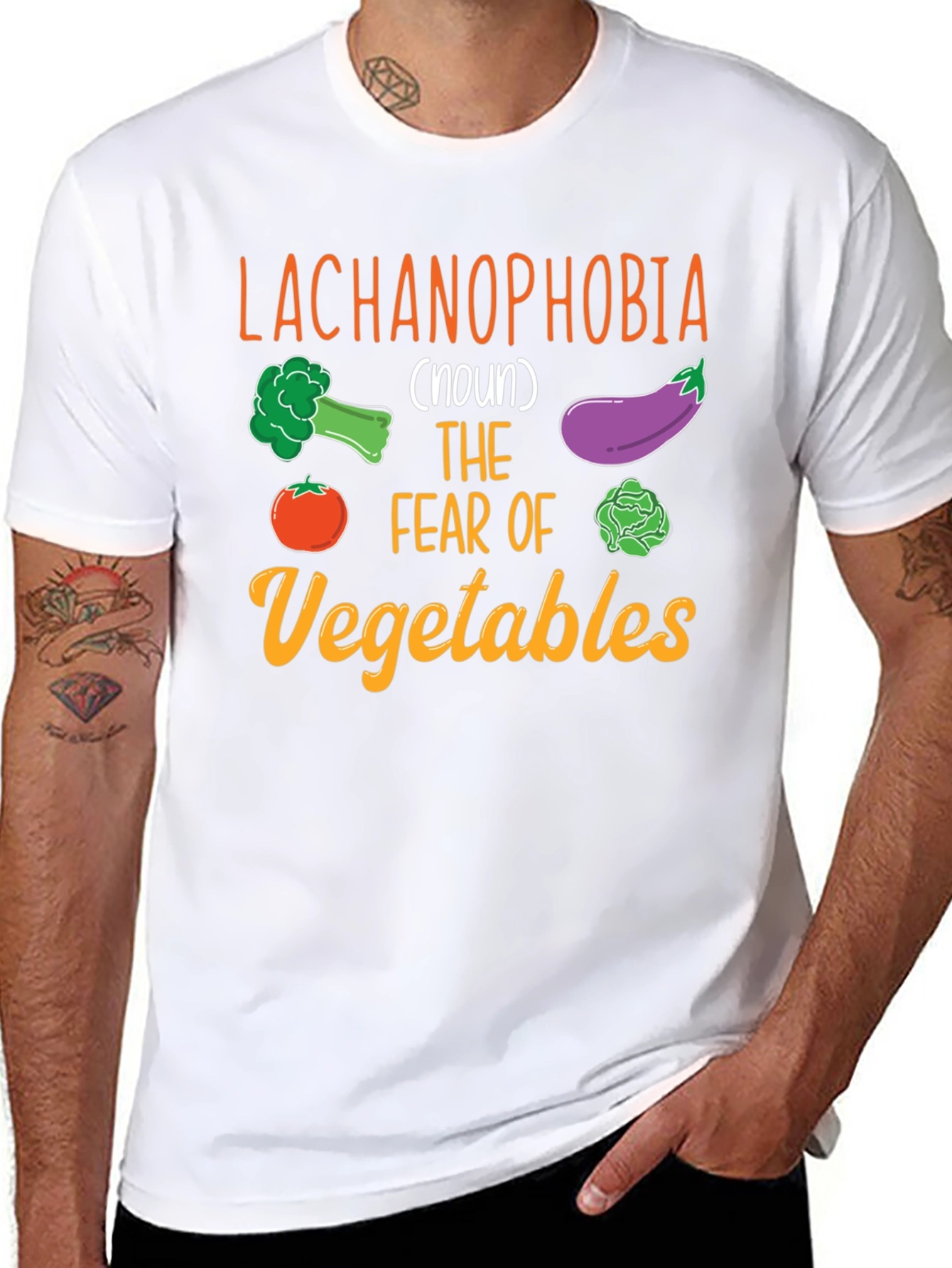 Lachanophobia Vegetable Fear T-Shirt