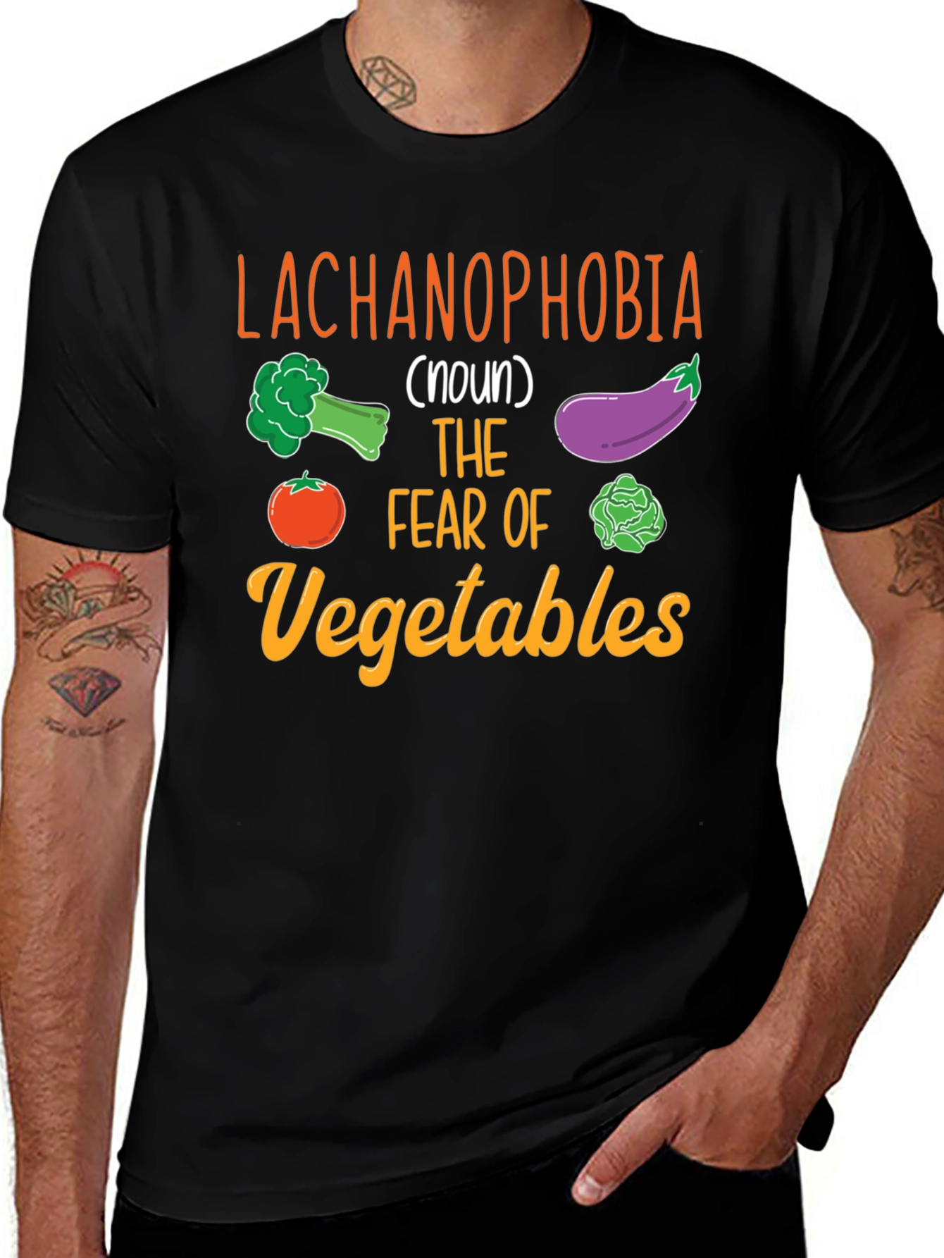 Lachanophobia Vegetable Fear T-Shirt