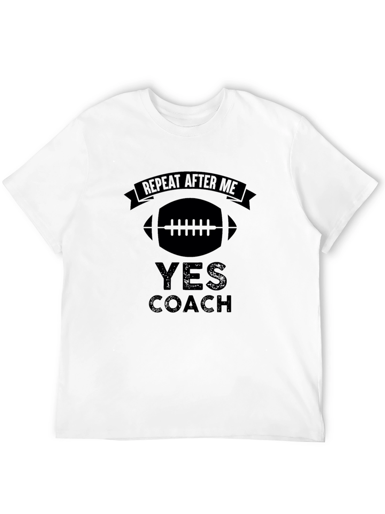 Yes Coach Football Graphic Tee