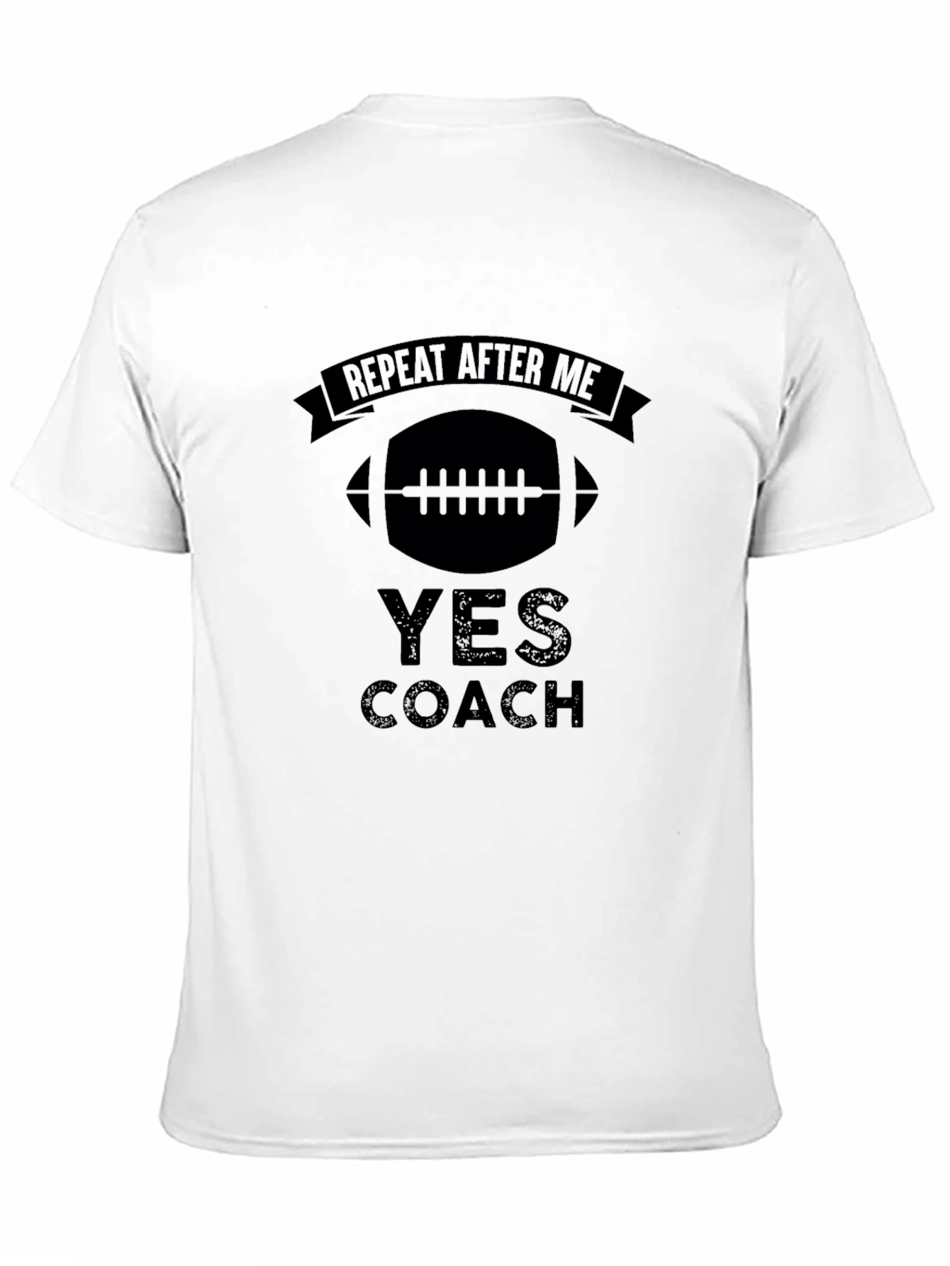 Yes Coach Football Graphic Tee
