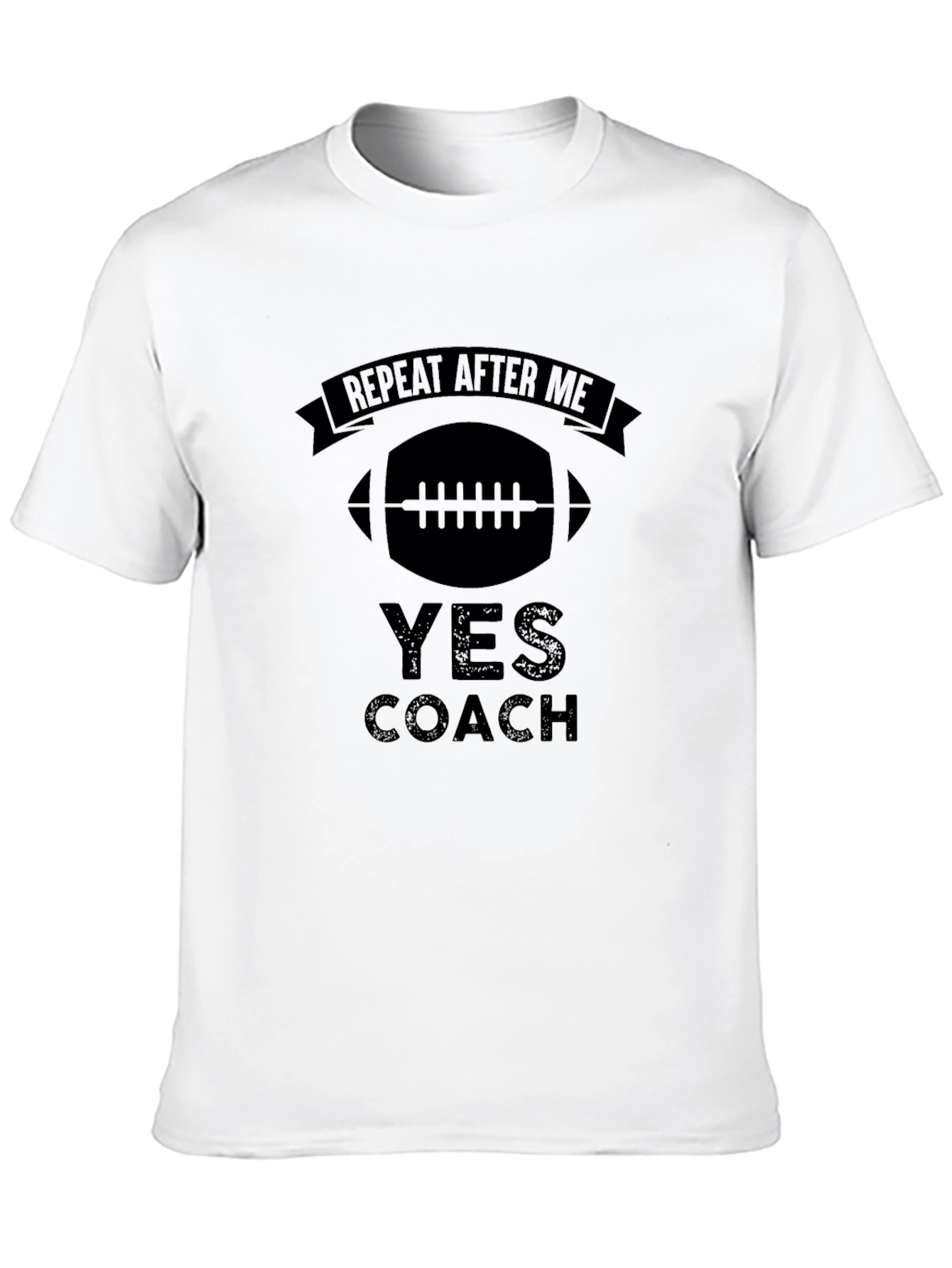 Yes Coach Football Graphic Tee