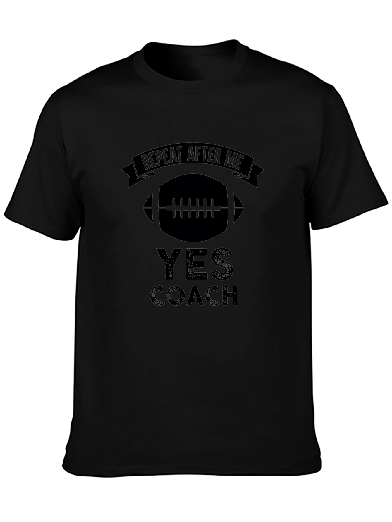 Yes Coach Football Graphic Tee