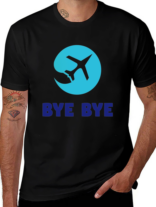 Bye Bye Airplane Graphic Tee - Black