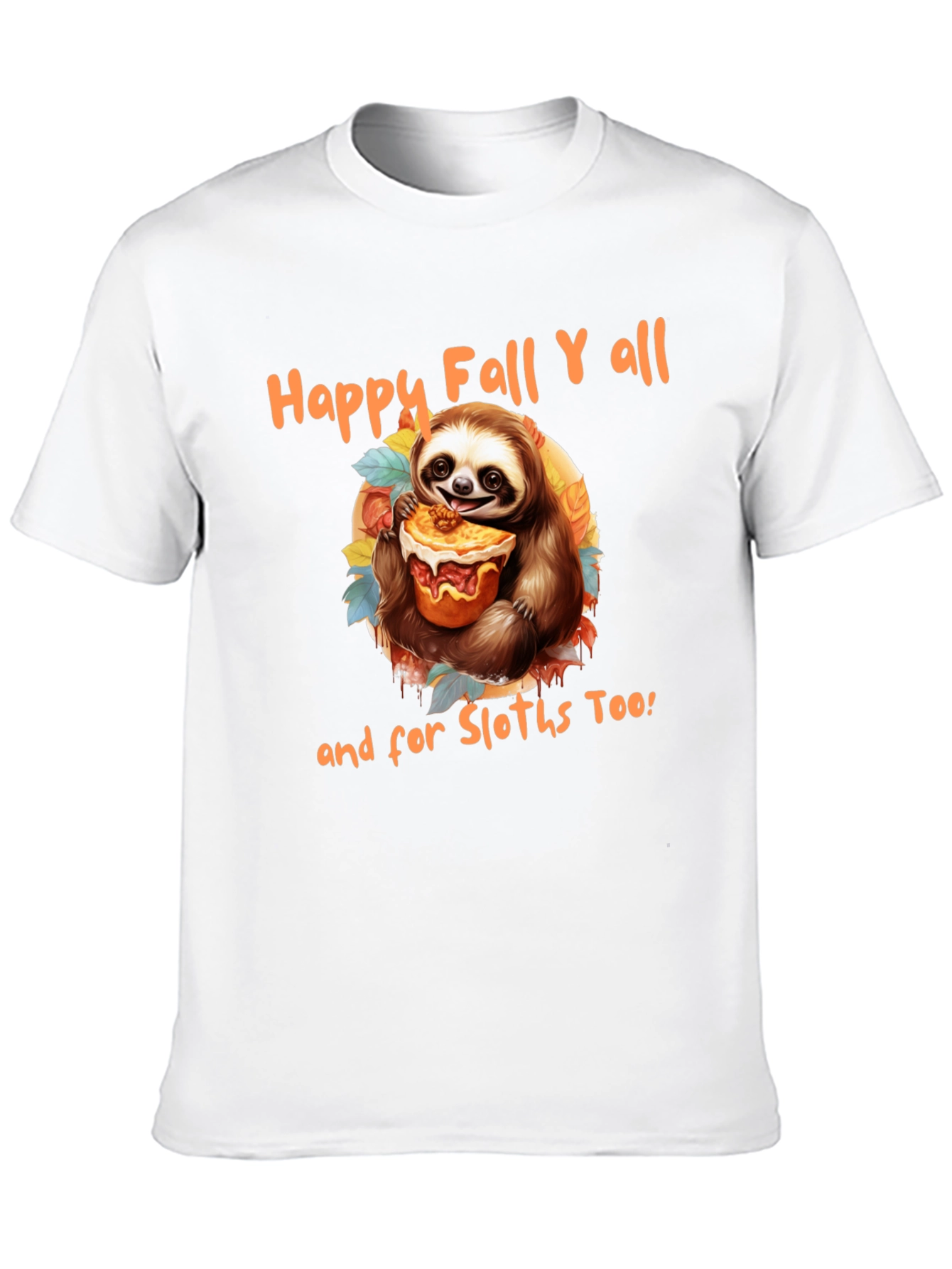Happy Fall Yall Sloth T-Shirt