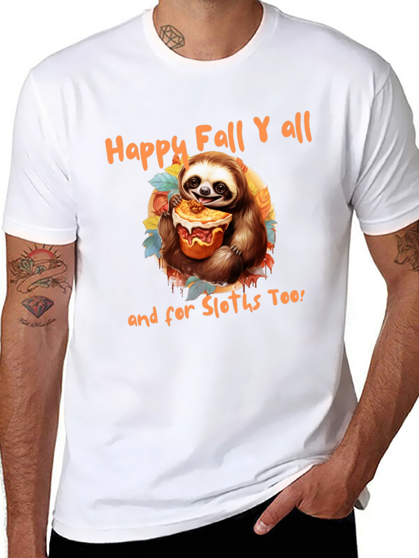 Happy Fall Yall Sloth T-Shirt