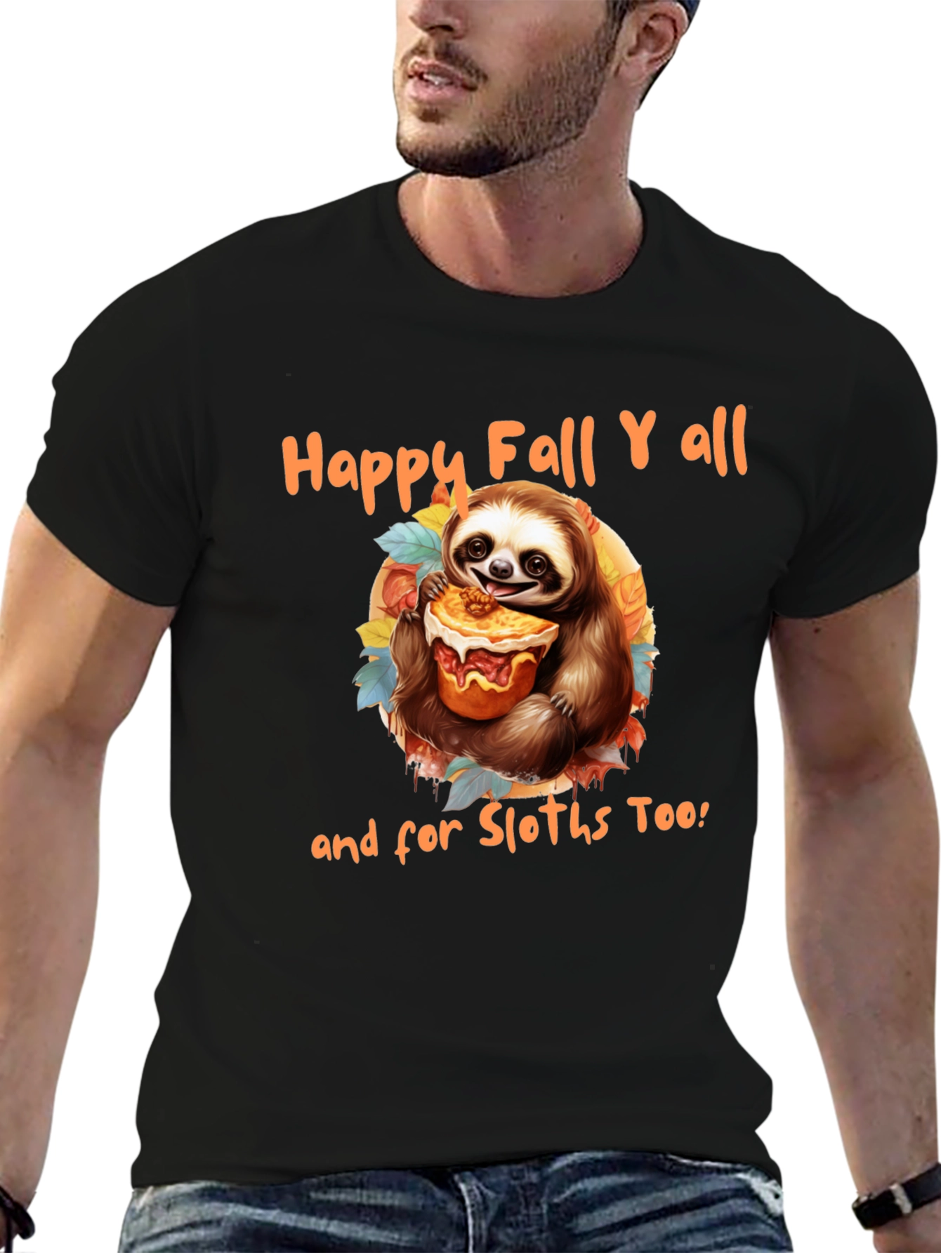 Happy Fall Yall Sloth T-Shirt