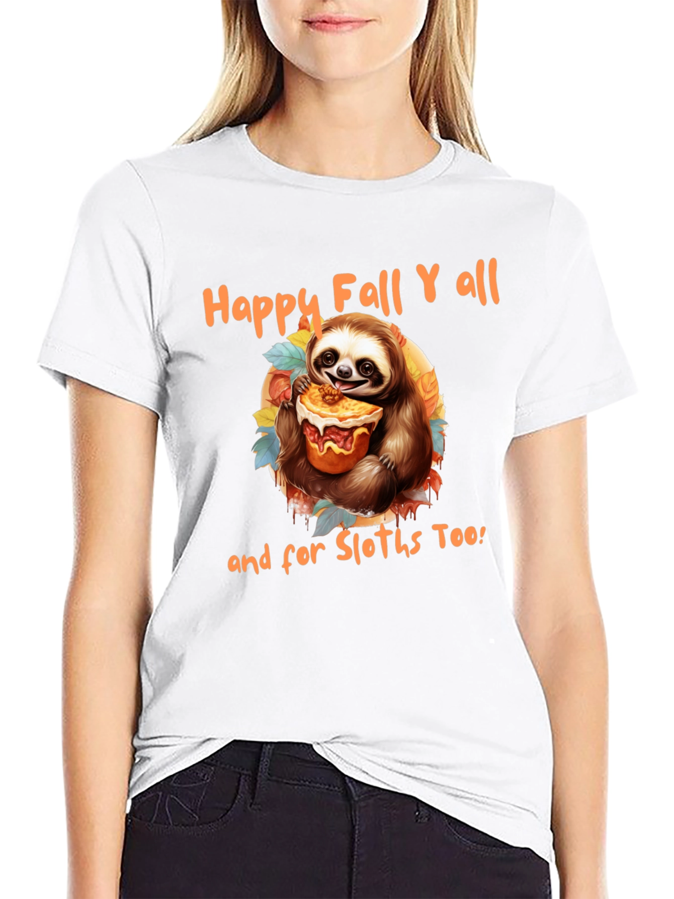 Happy Fall Yall Sloth T-Shirt