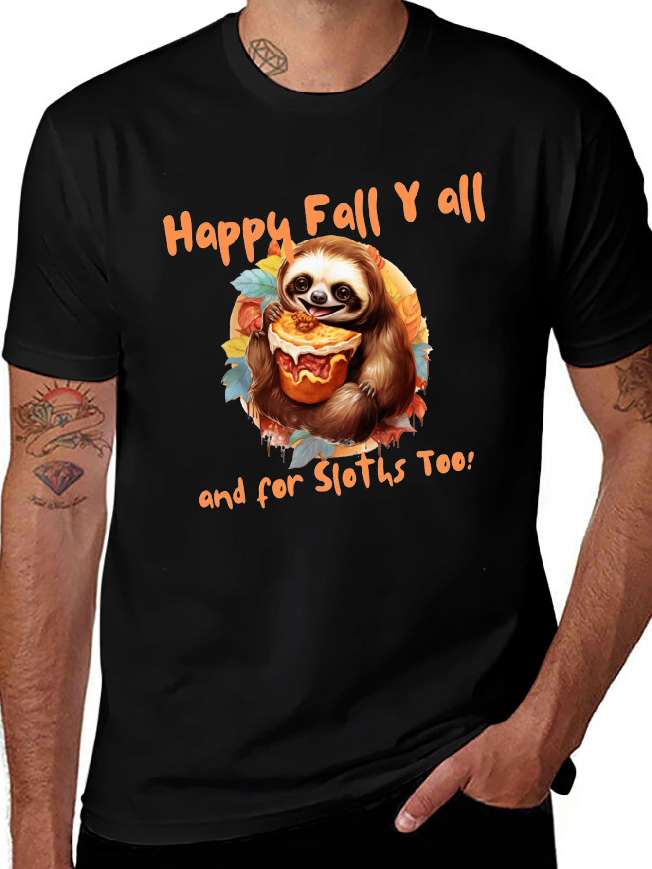 Happy Fall Yall Sloth T-Shirt