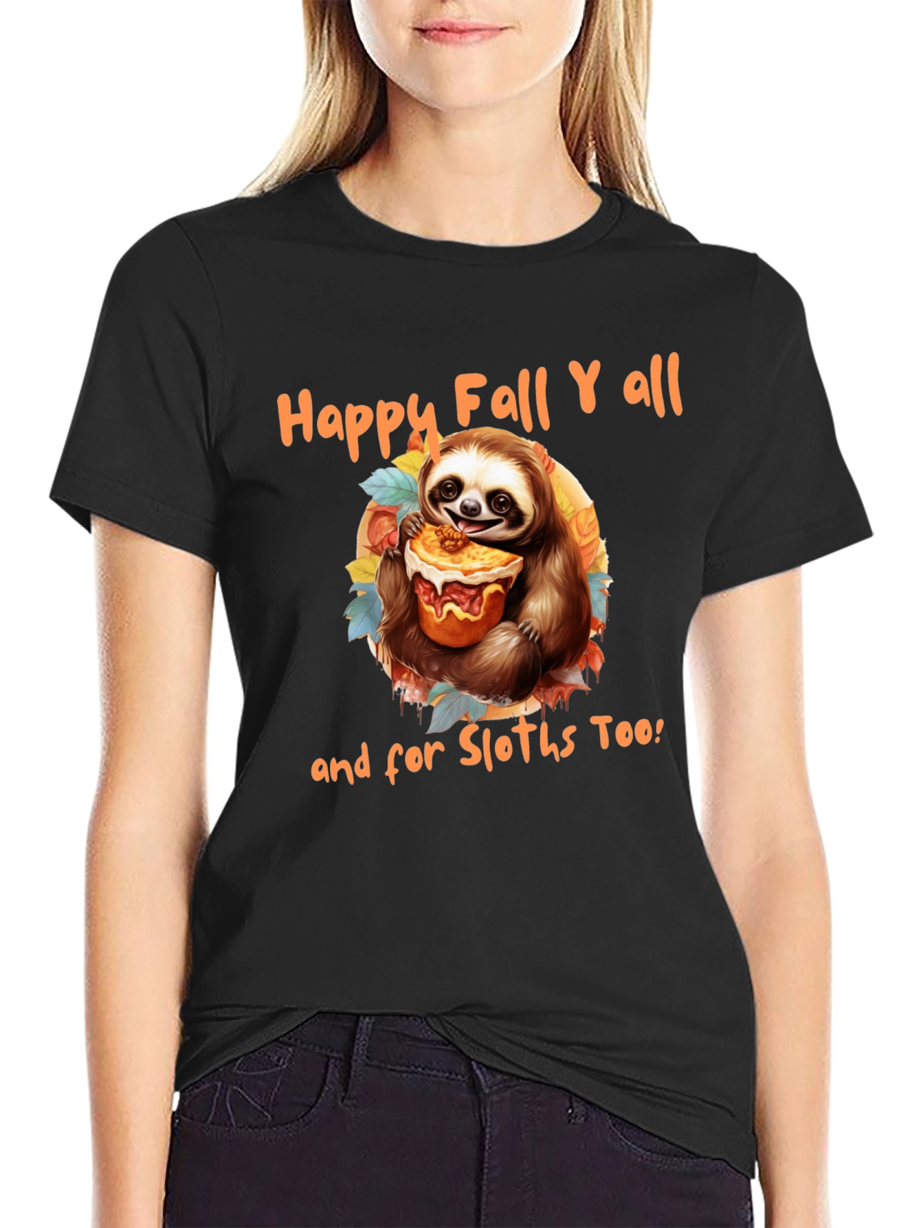 Happy Fall Yall Sloth T-Shirt