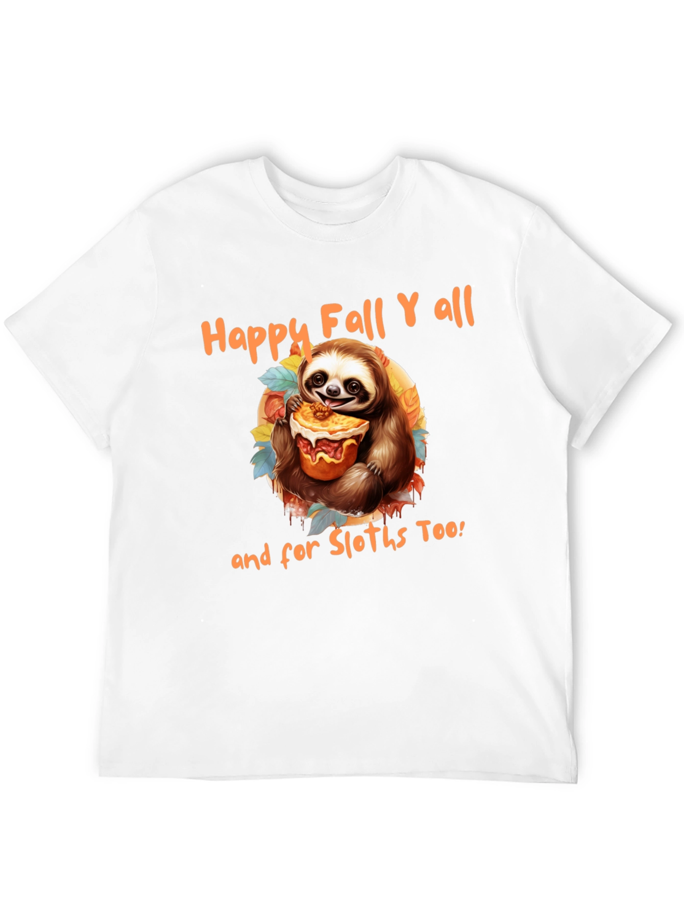Happy Fall Yall Sloth T-Shirt
