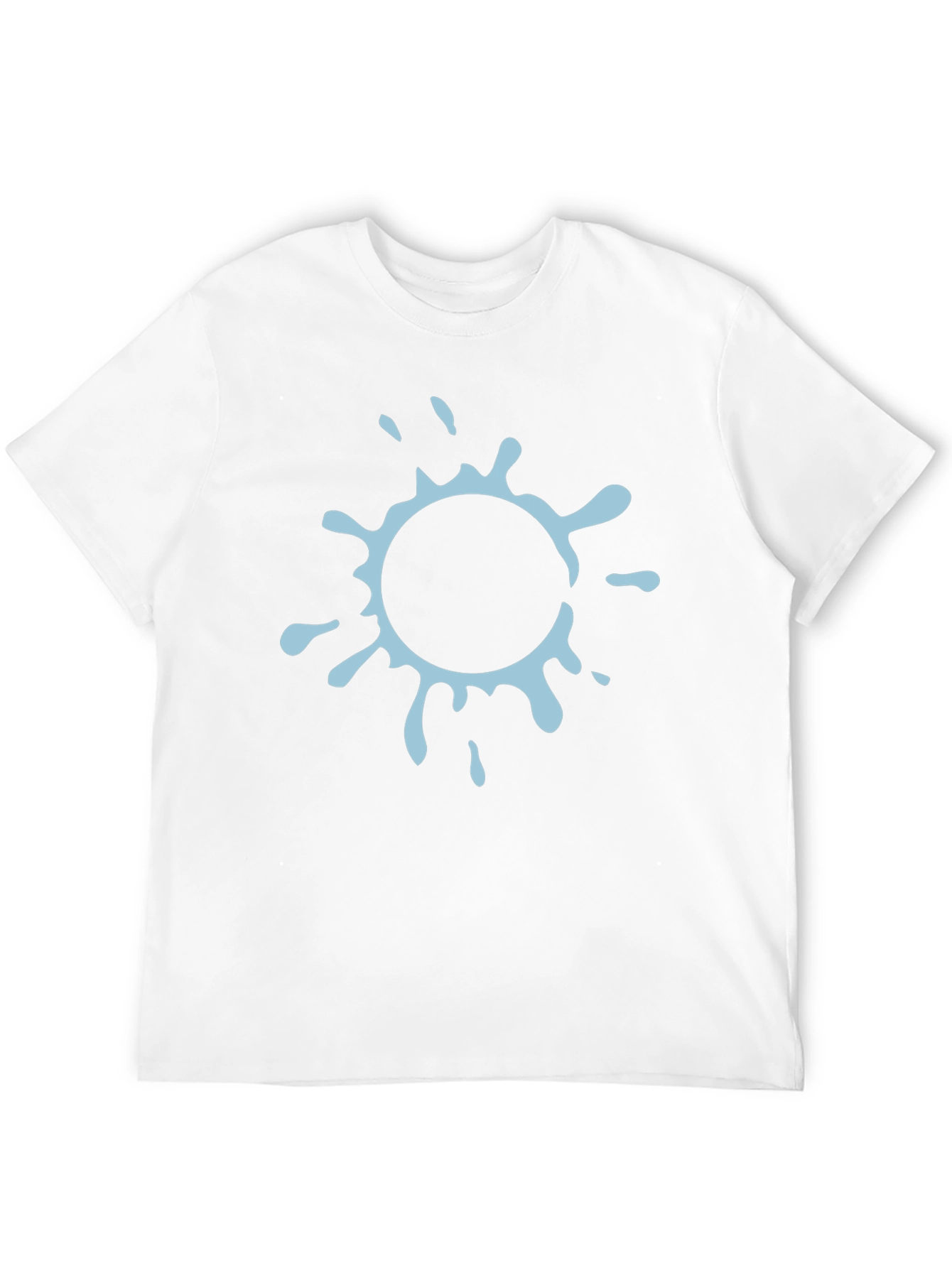 Cool Splash Graphic Black T-Shirt
