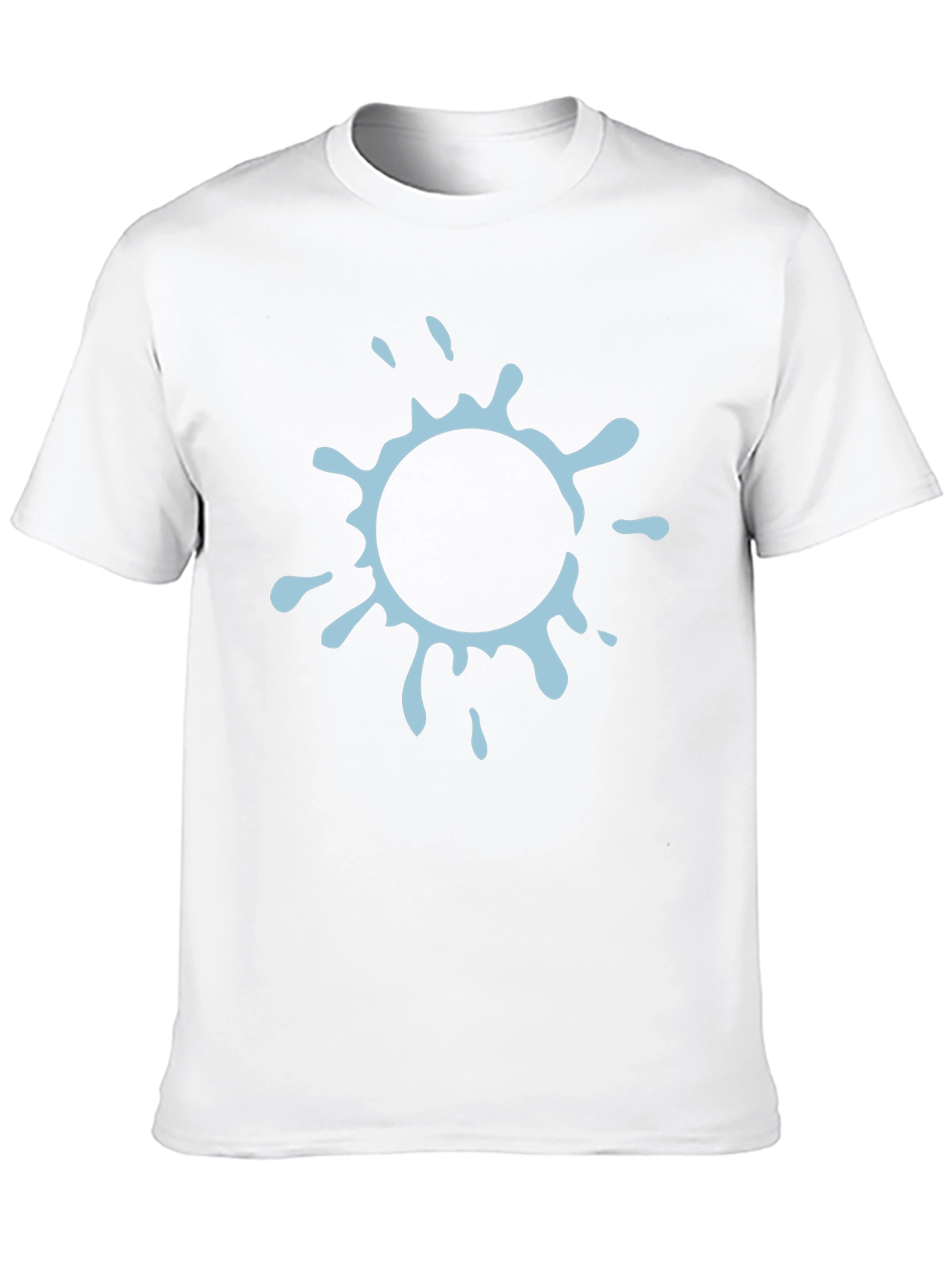 Cool Splash Graphic Black T-Shirt