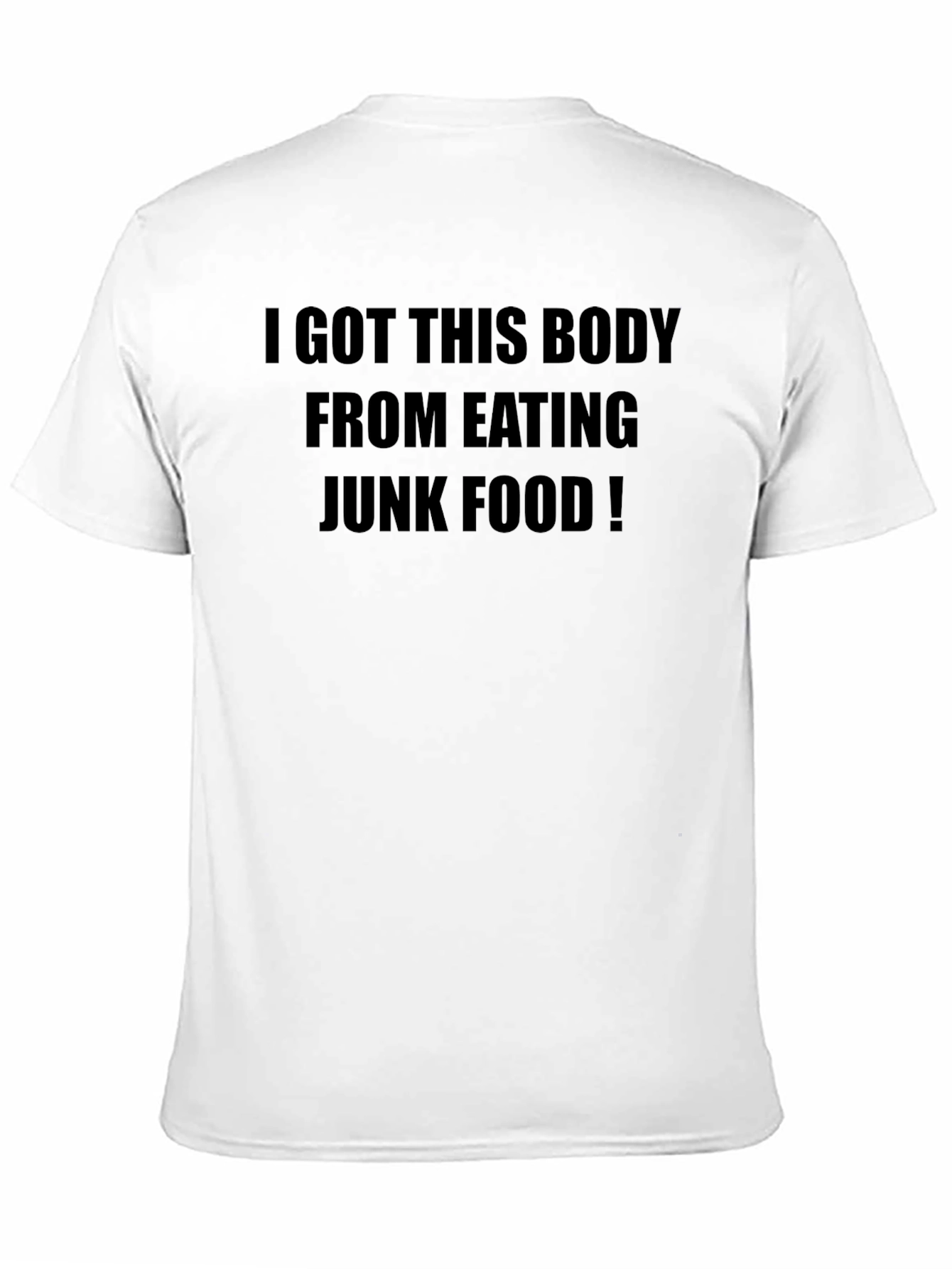 Junk Food Body Tee - Humorous Graphic T-Shirt