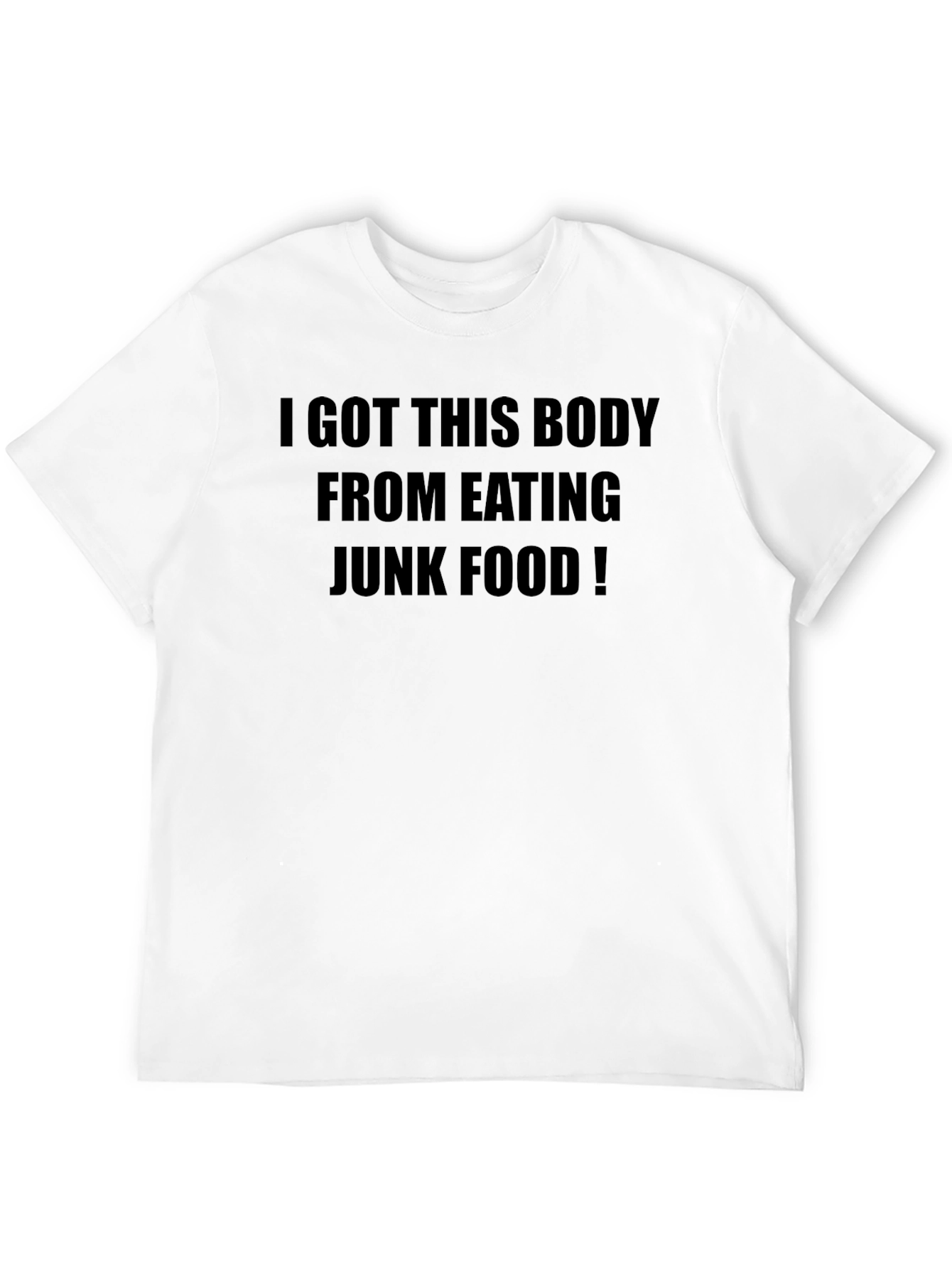 Junk Food Body Tee - Humorous Graphic T-Shirt