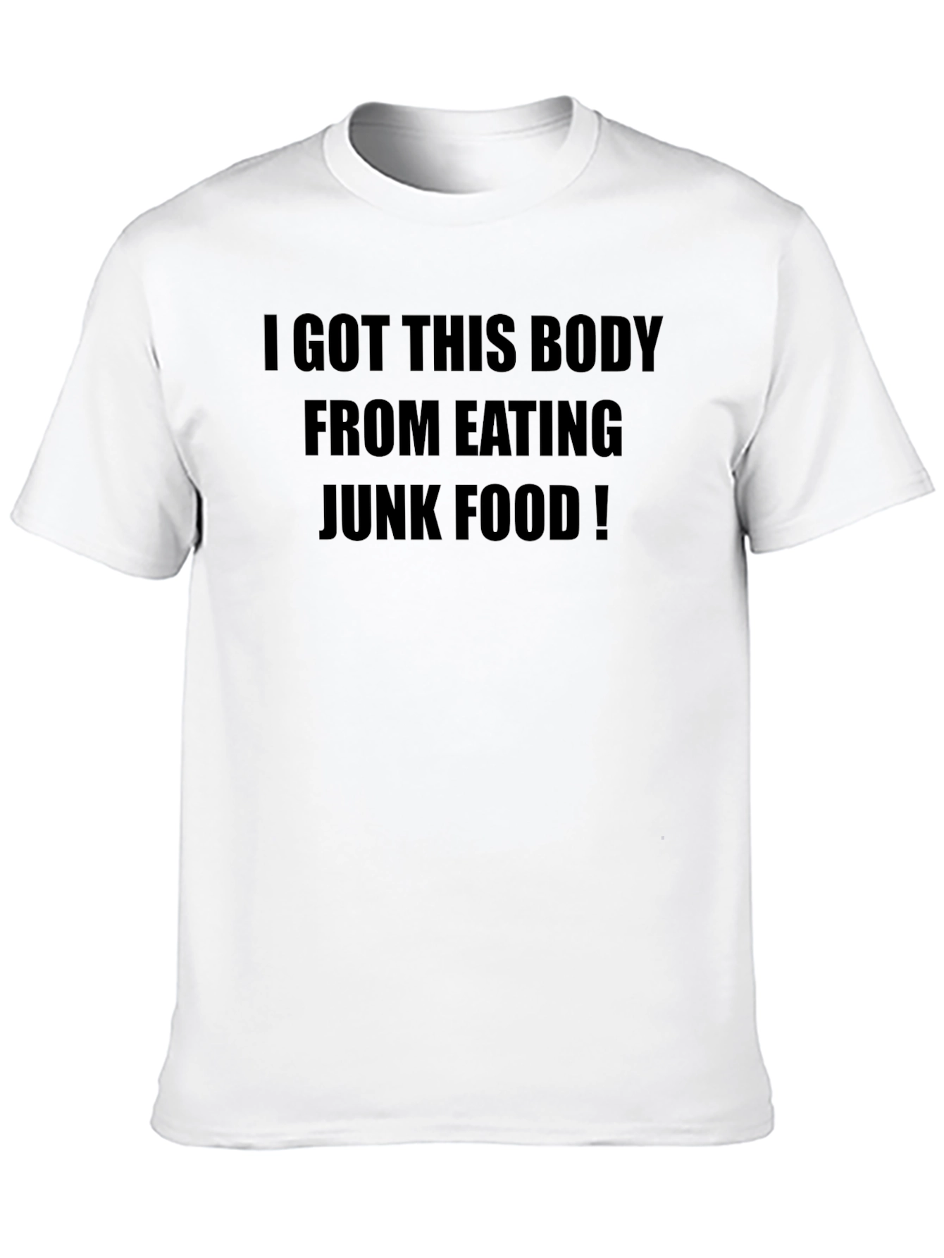 Junk Food Body Tee - Humorous Graphic T-Shirt