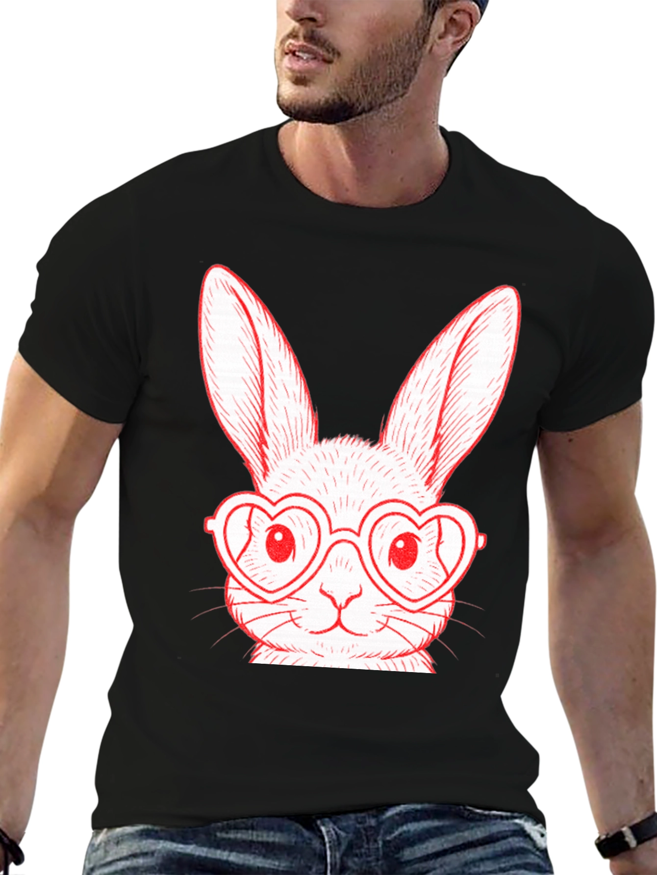 Bunny Heart Glasses T-Shirt