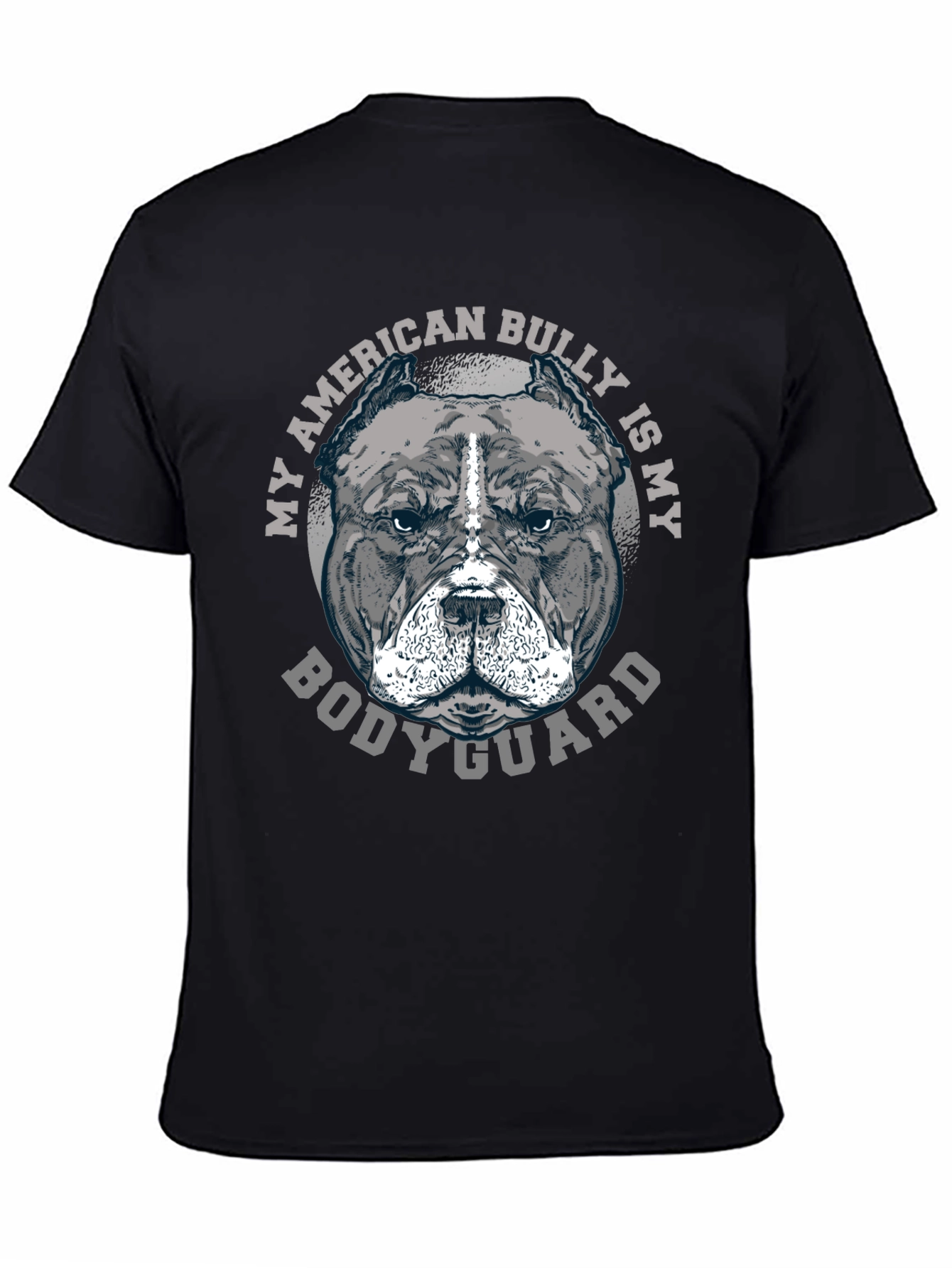 American Bully Bodyguard Graphic Tee - Black