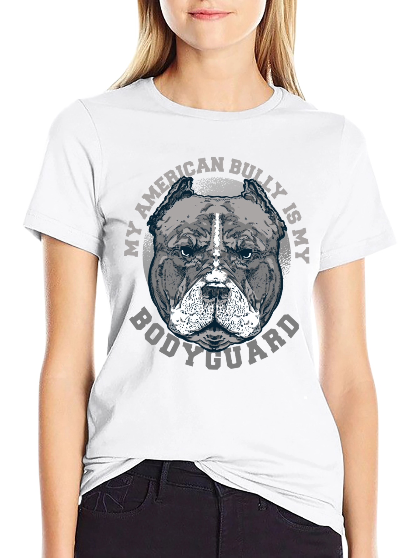 American Bully Bodyguard Graphic Tee - Black