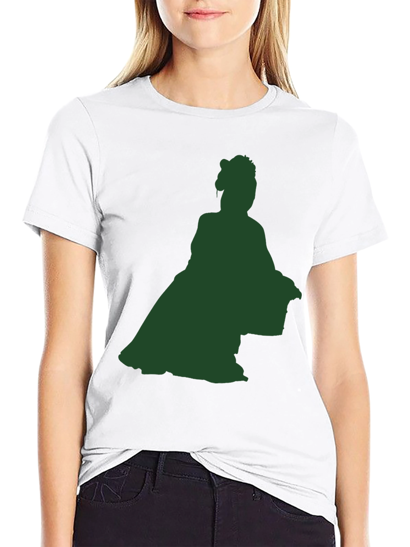 Silhouette Lady Black T-Shirt