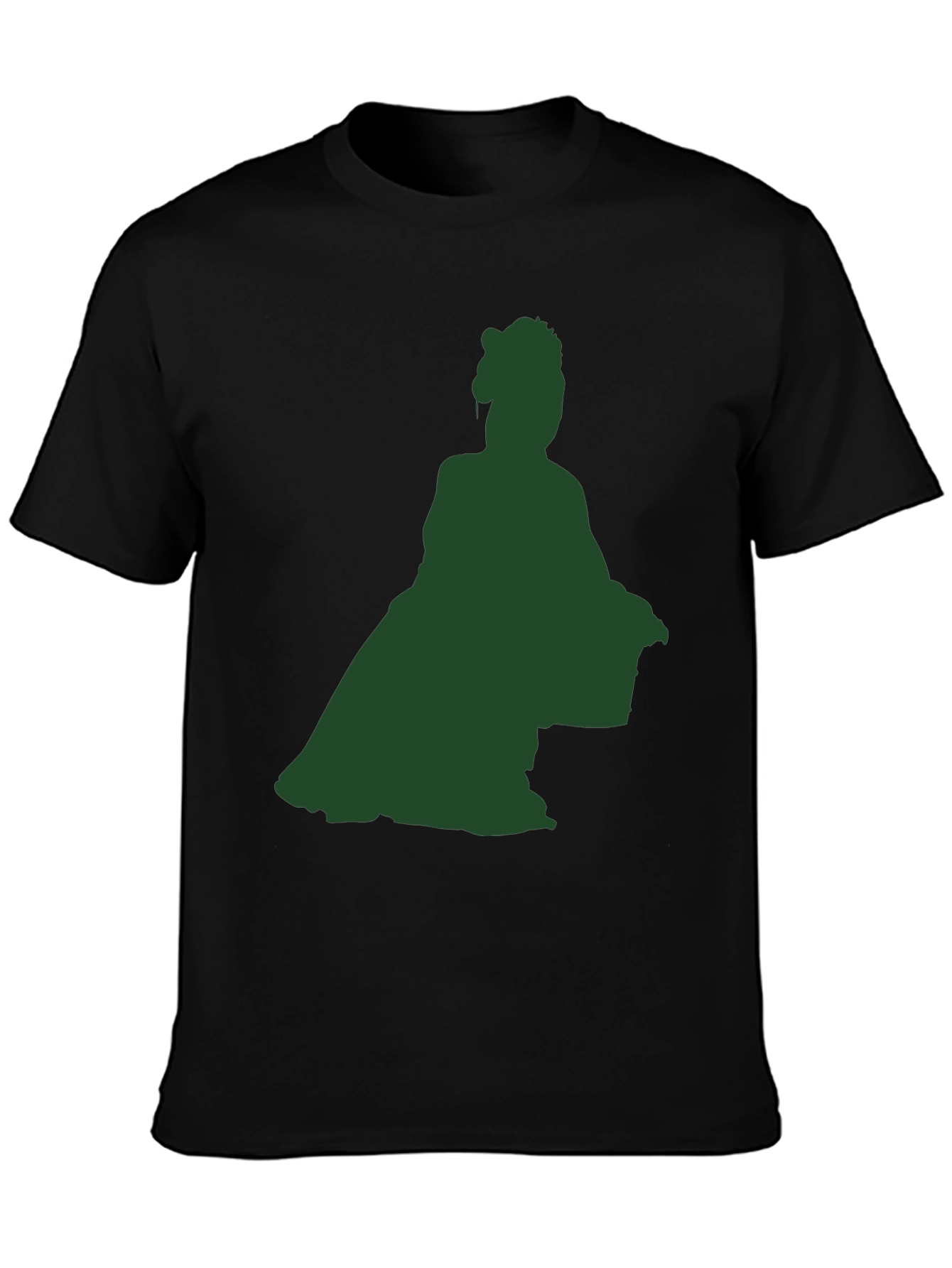 Silhouette Lady Black T-Shirt