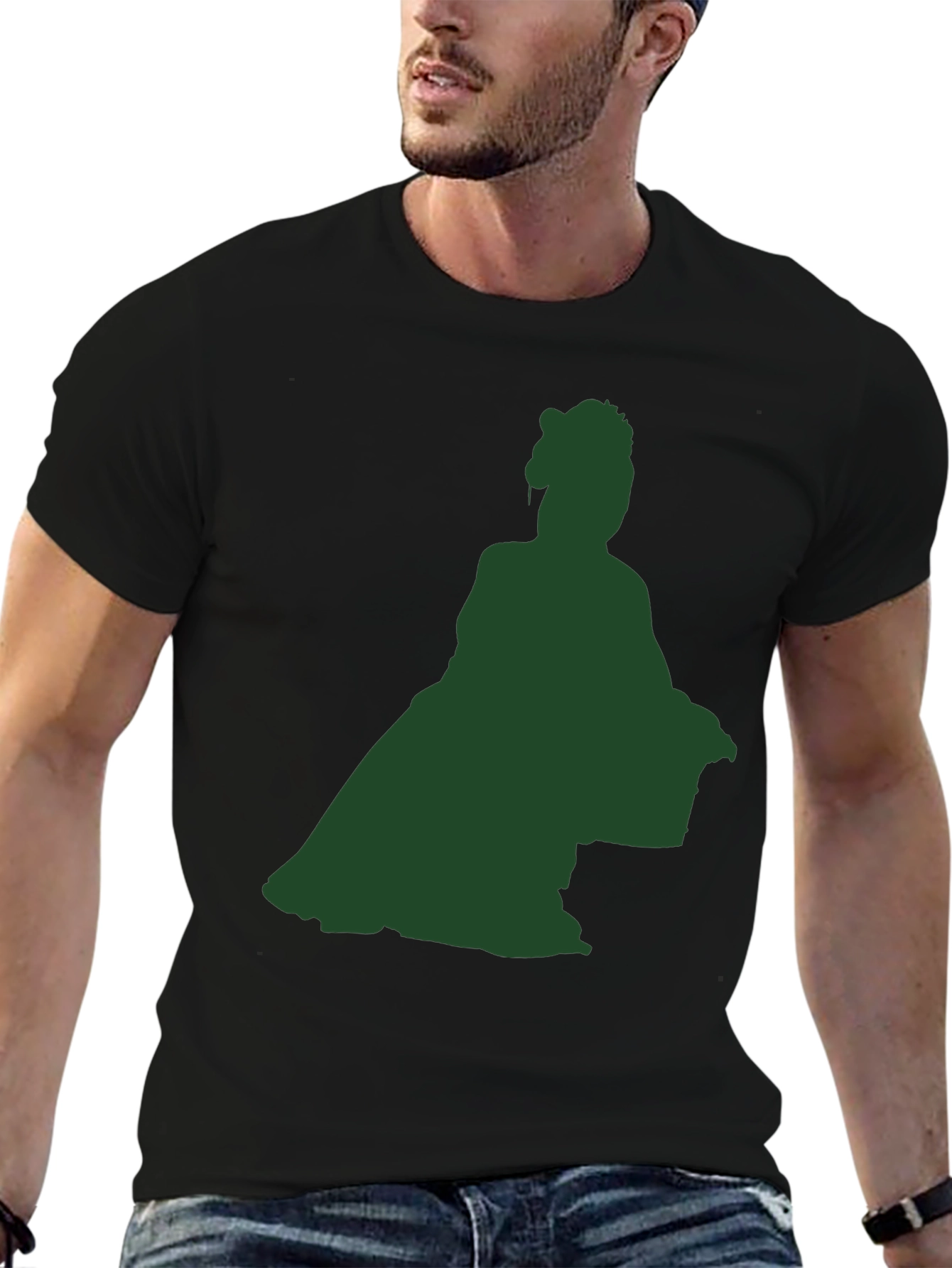 Silhouette Lady Black T-Shirt