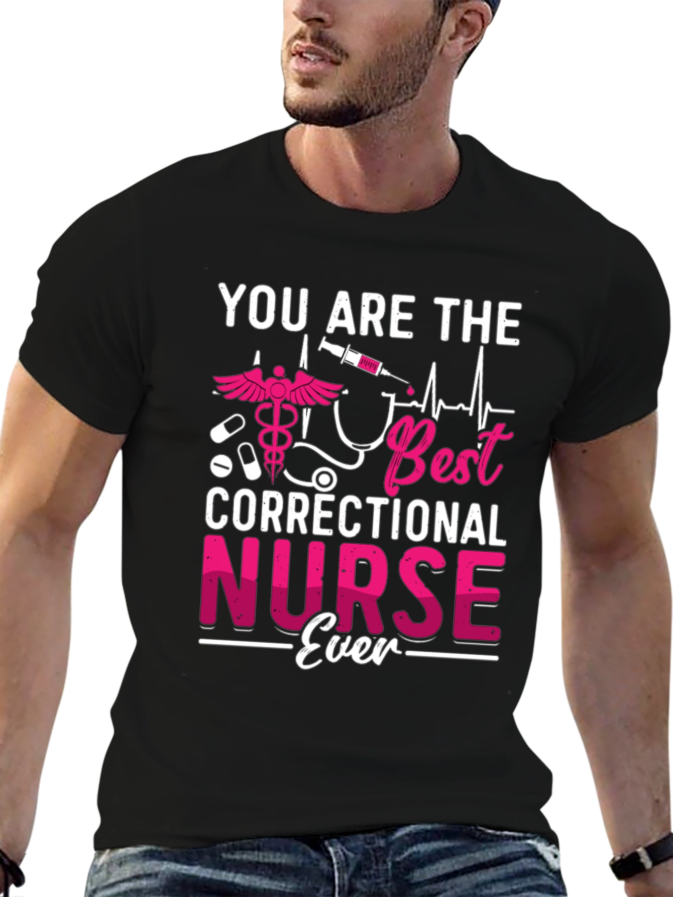 Correctional Nurse Ever Graphic T-Shirt