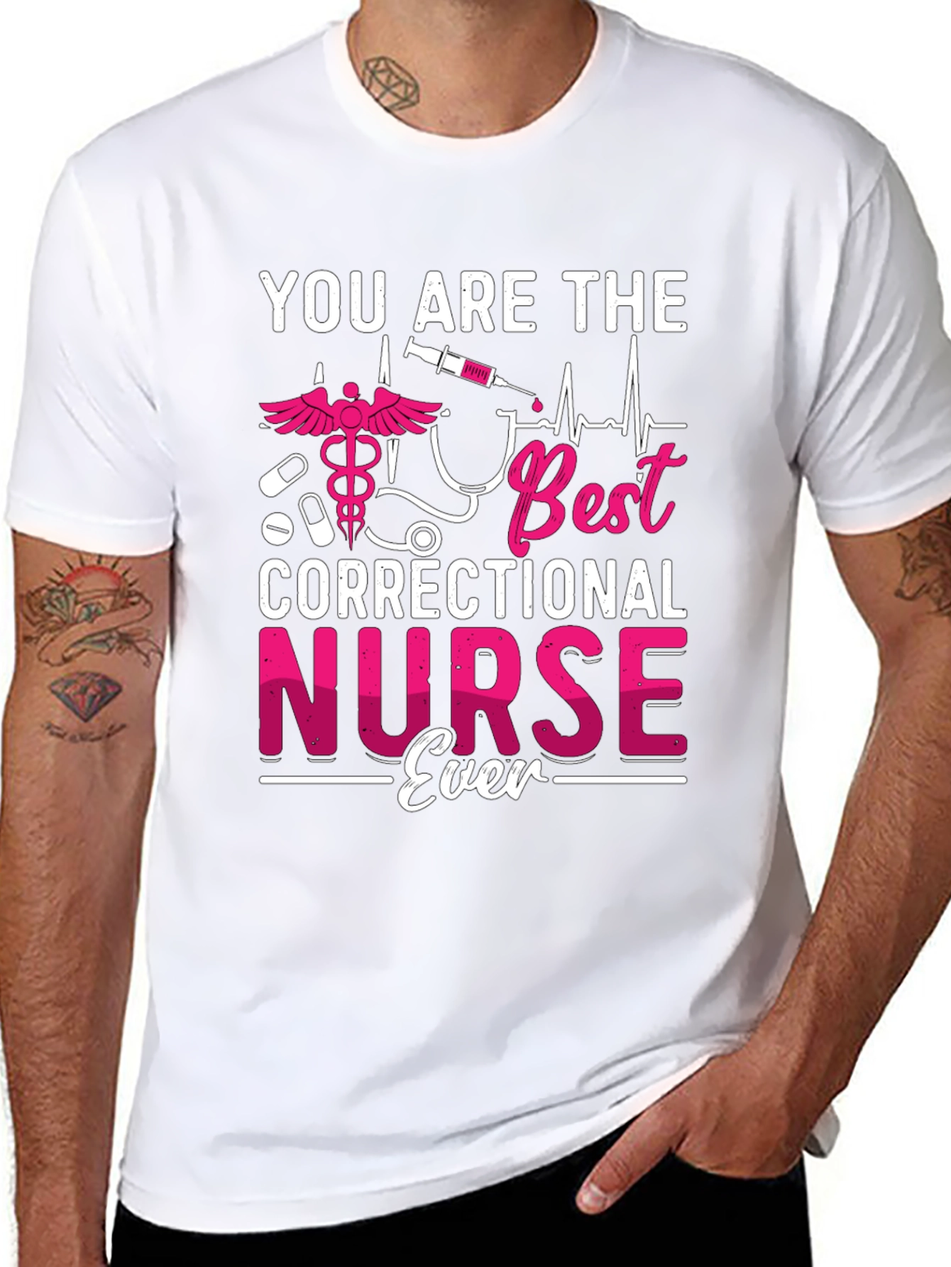 Correctional Nurse Ever Graphic T-Shirt