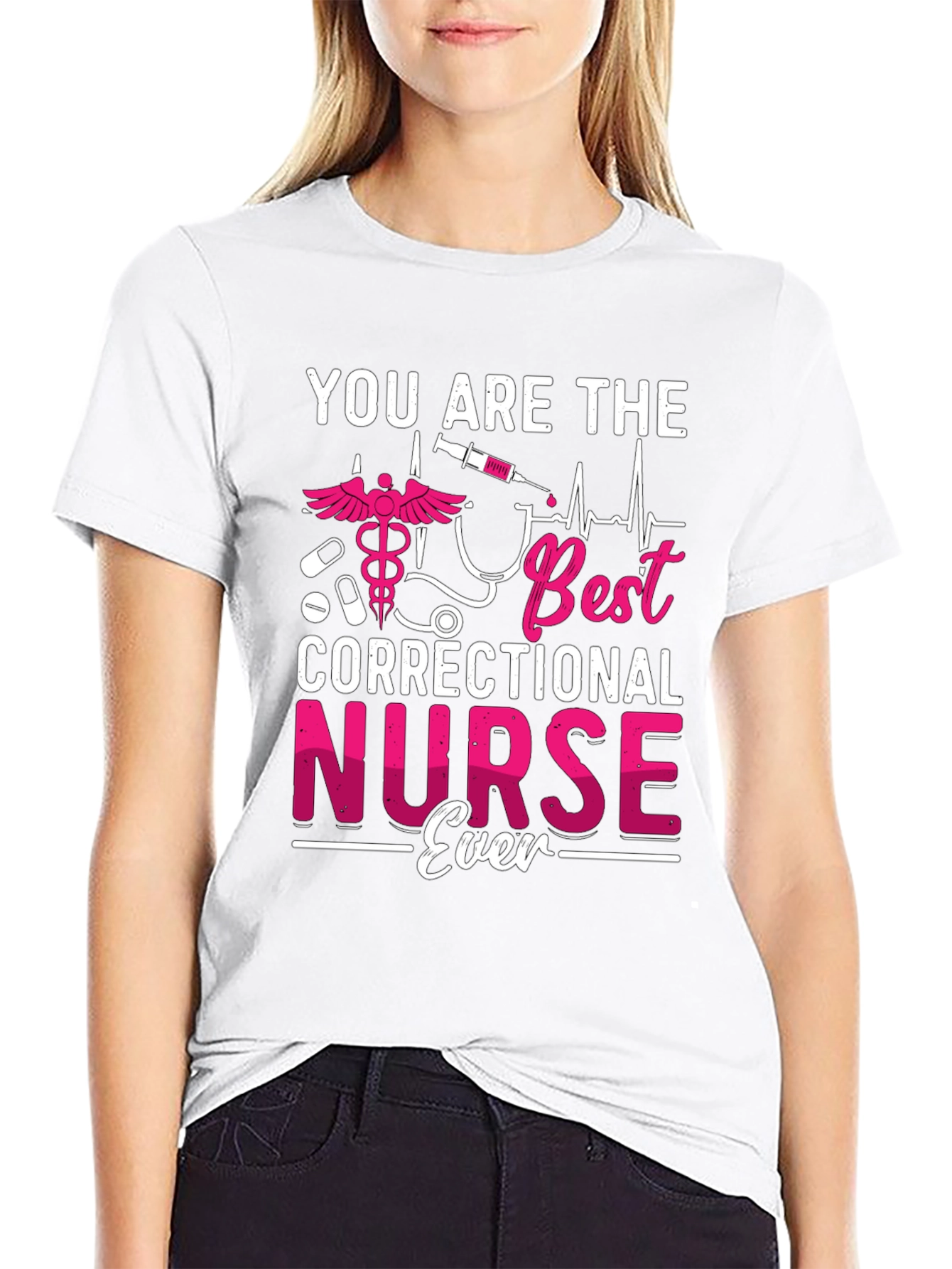 Correctional Nurse Ever Graphic T-Shirt