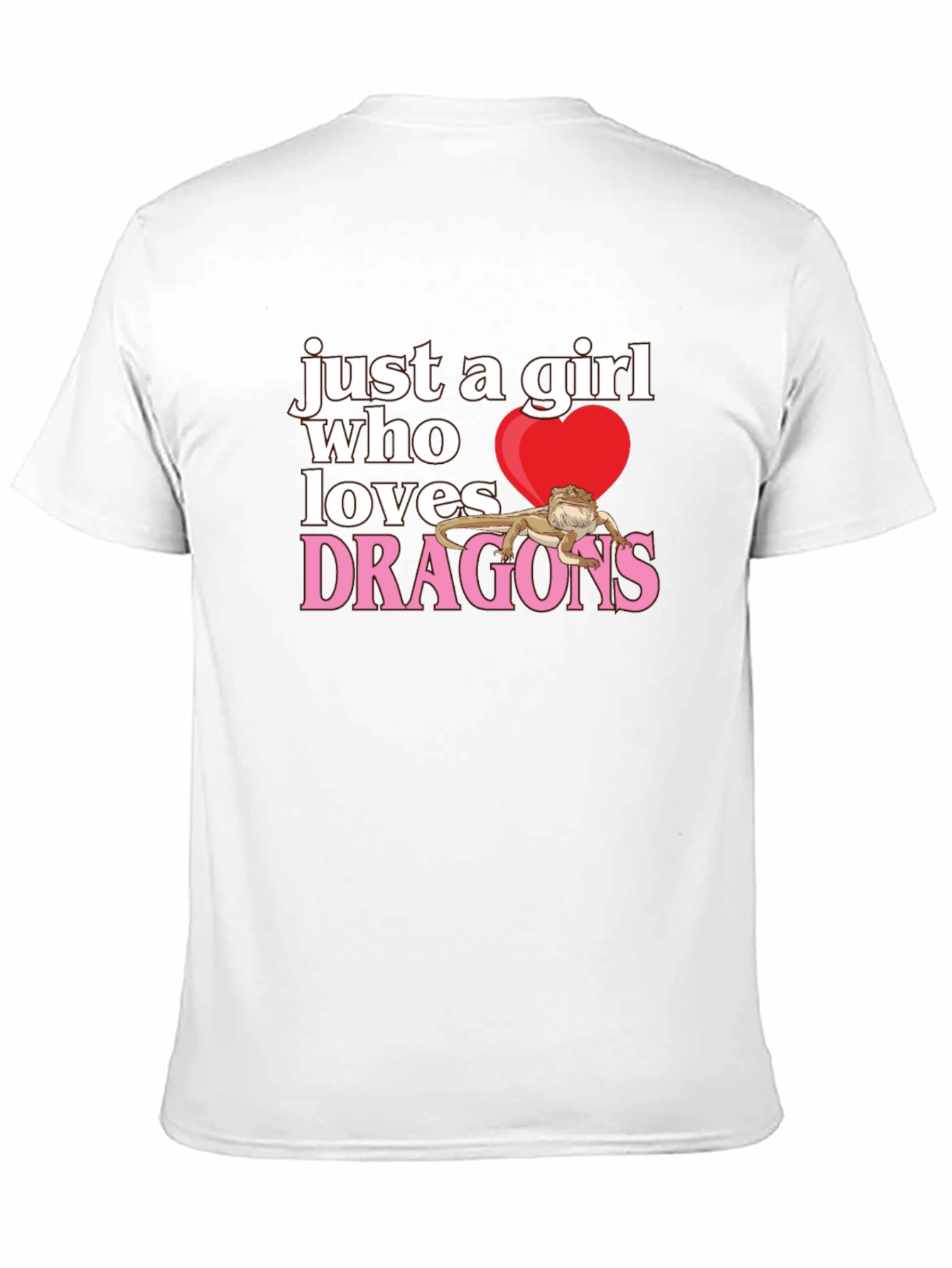Girl Who Loves Dragons T-Shirt