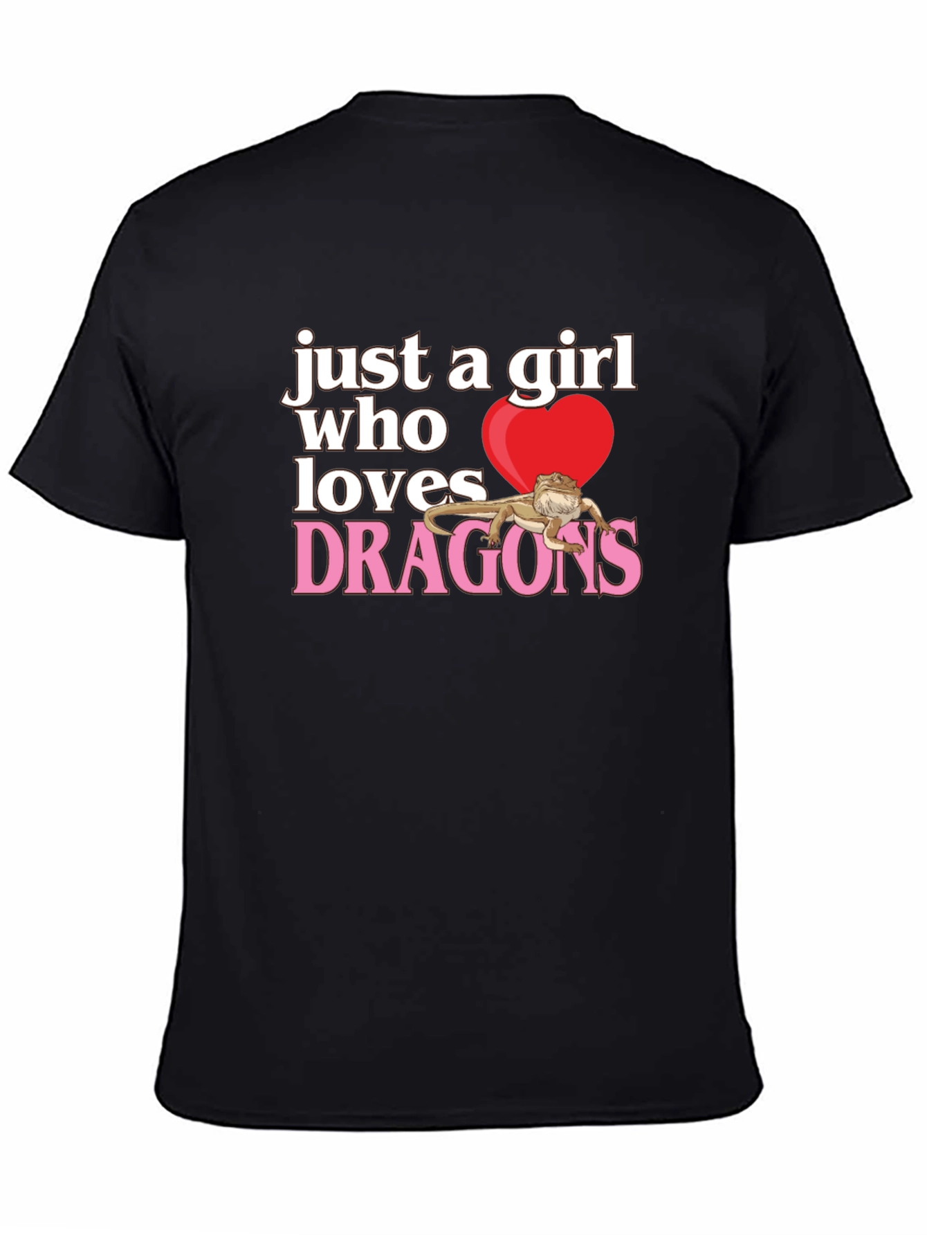 Girl Who Loves Dragons T-Shirt