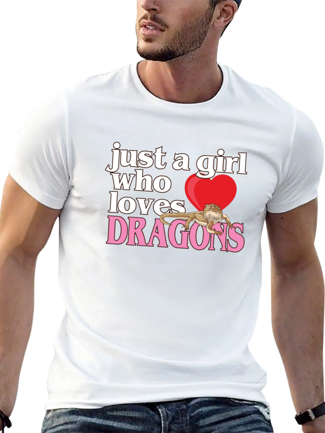 Girl Who Loves Dragons T-Shirt
