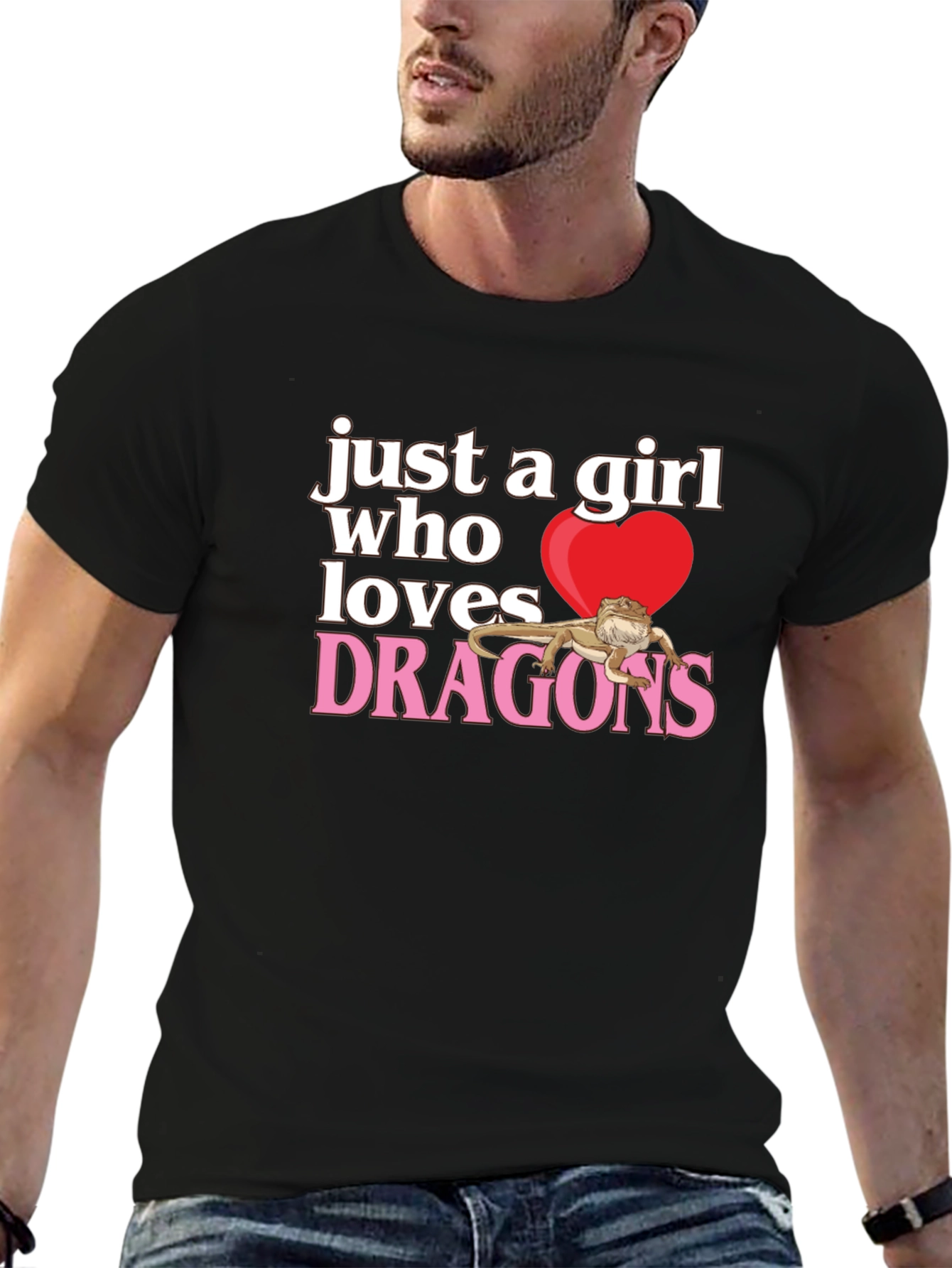 Girl Who Loves Dragons T-Shirt