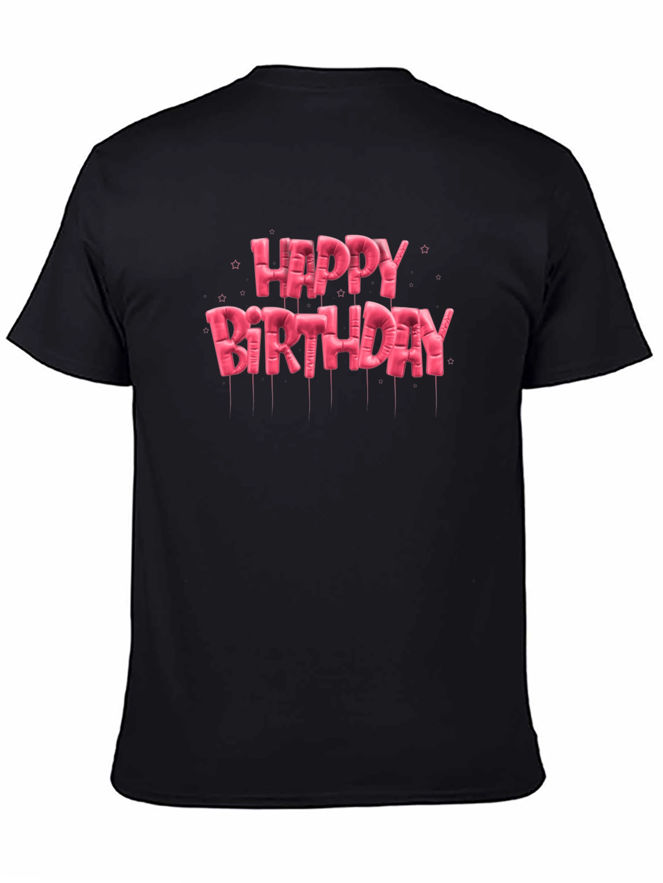 Happy Birthday Balloon Lettering T-Shirt