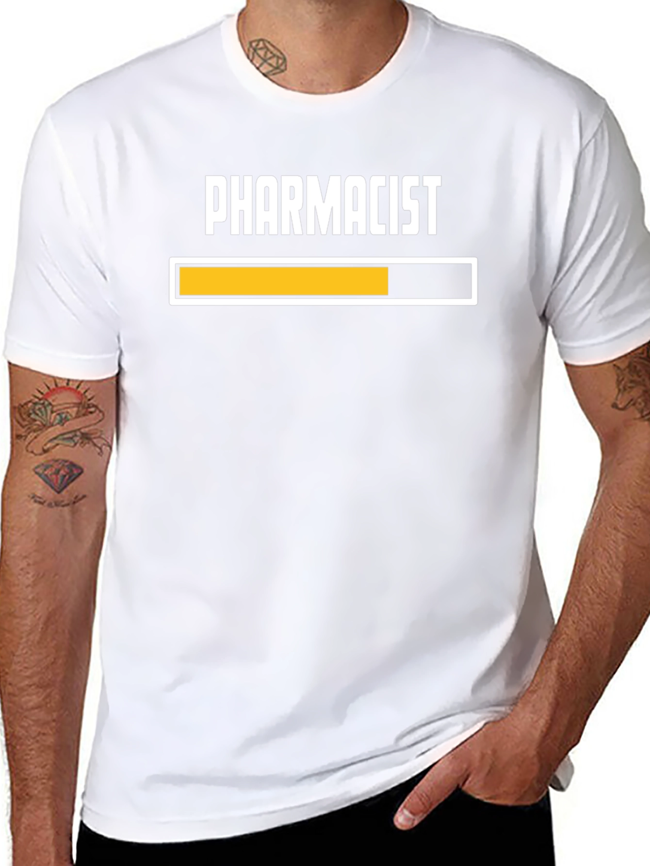 Pharmacist Loading Bar Graphic T-Shirt