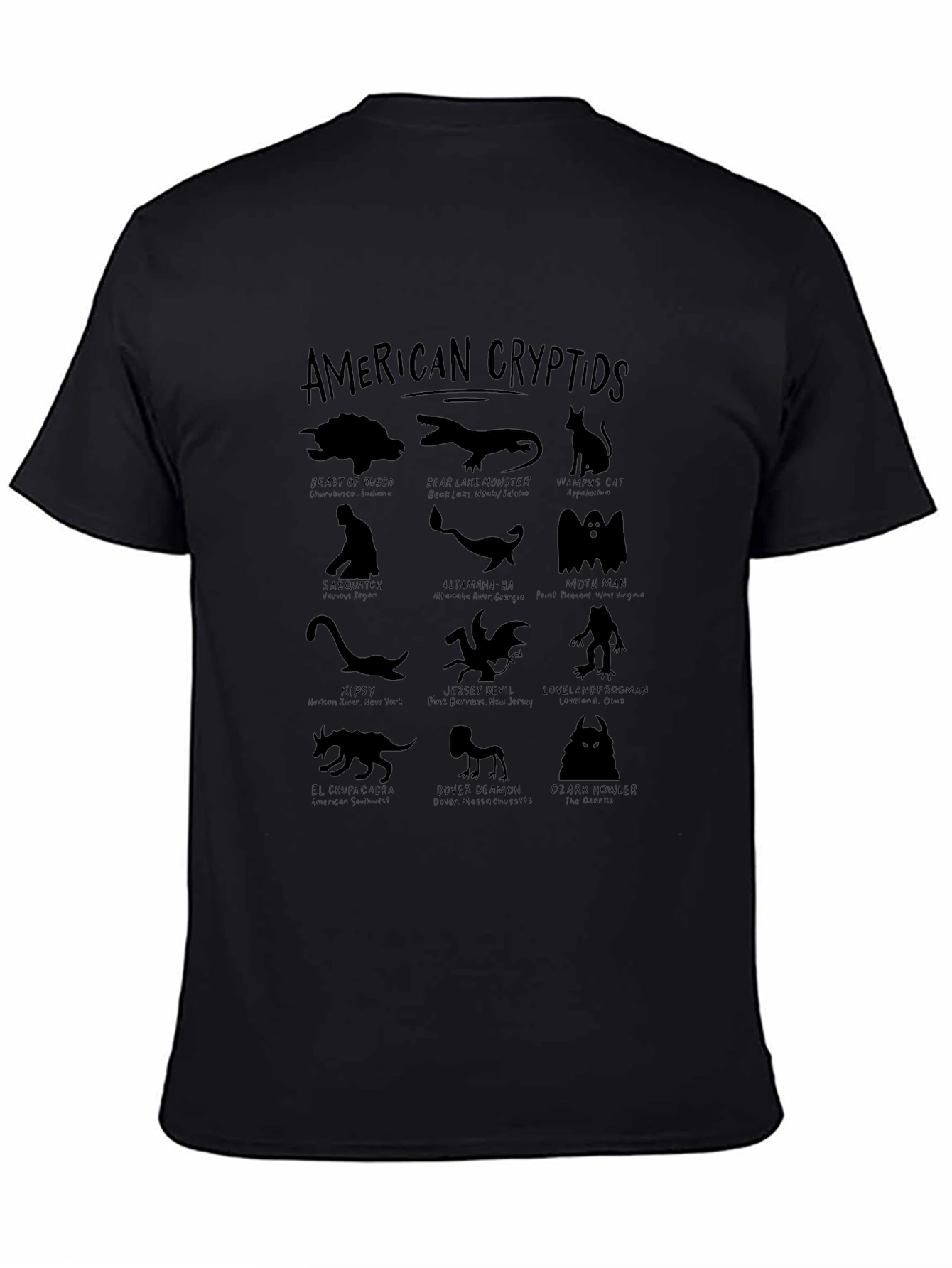 American Cryptids Graphic T-Shirt