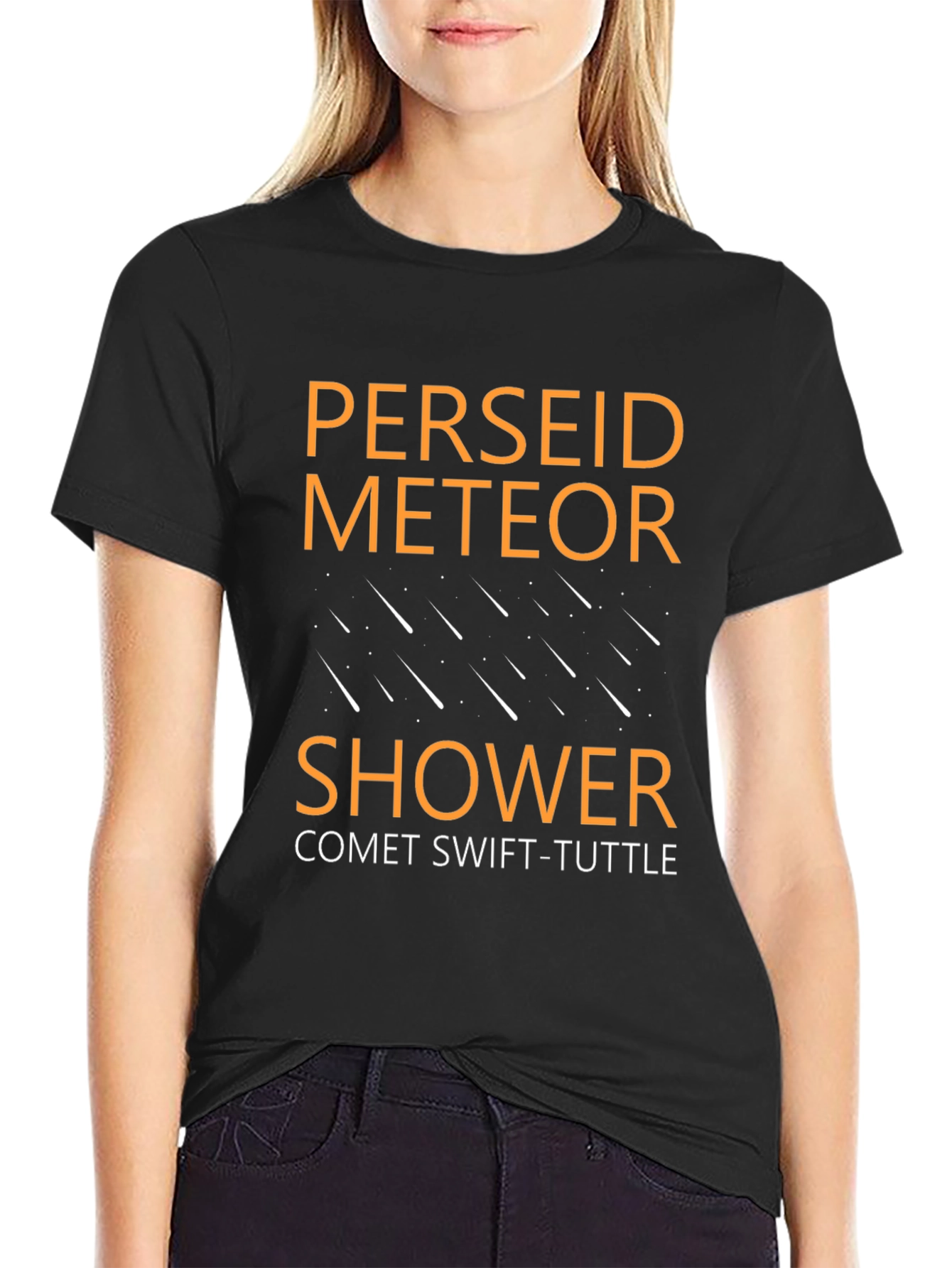 Perseid Meteor Shower Comet Graphic T-Shirt
