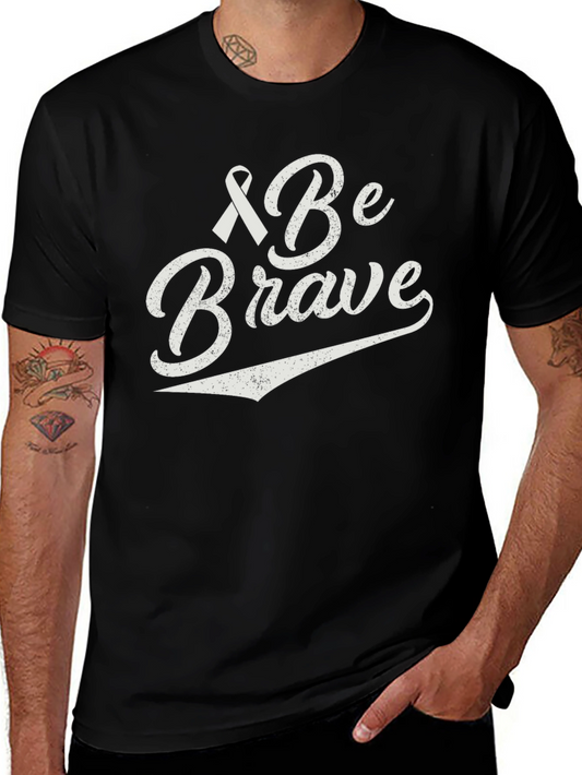 Be Brave Ribbon Graphic Tee
