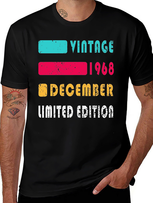 Vintage 1968 December Limited Edition T-Shirt