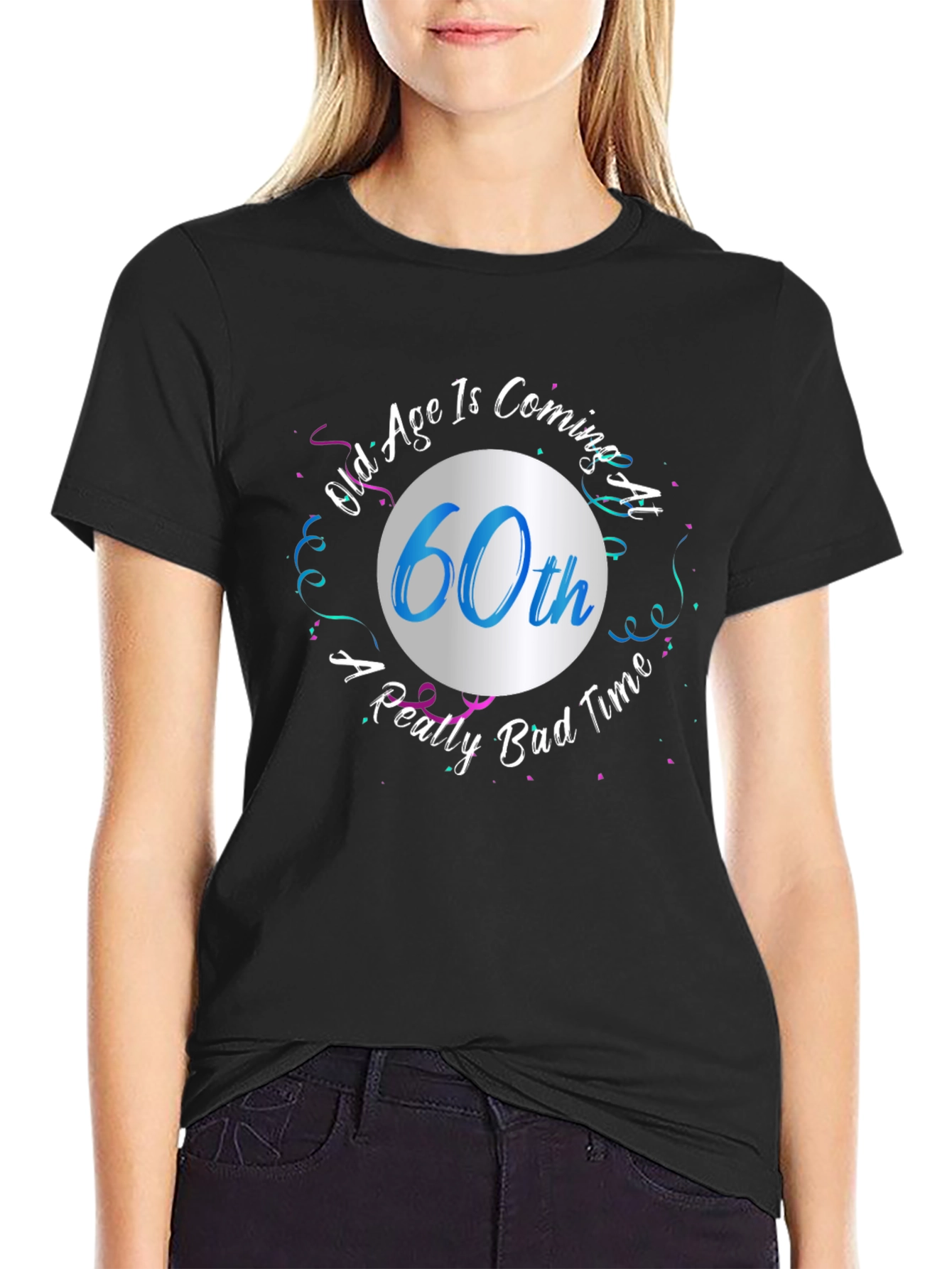 Funny 60th Birthday T-Shirt: Old Age Coming