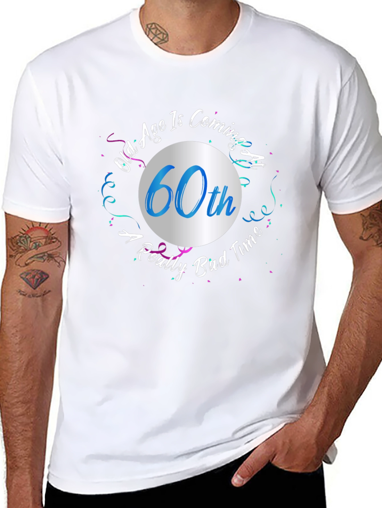 Funny 60th Birthday T-Shirt: Old Age Coming