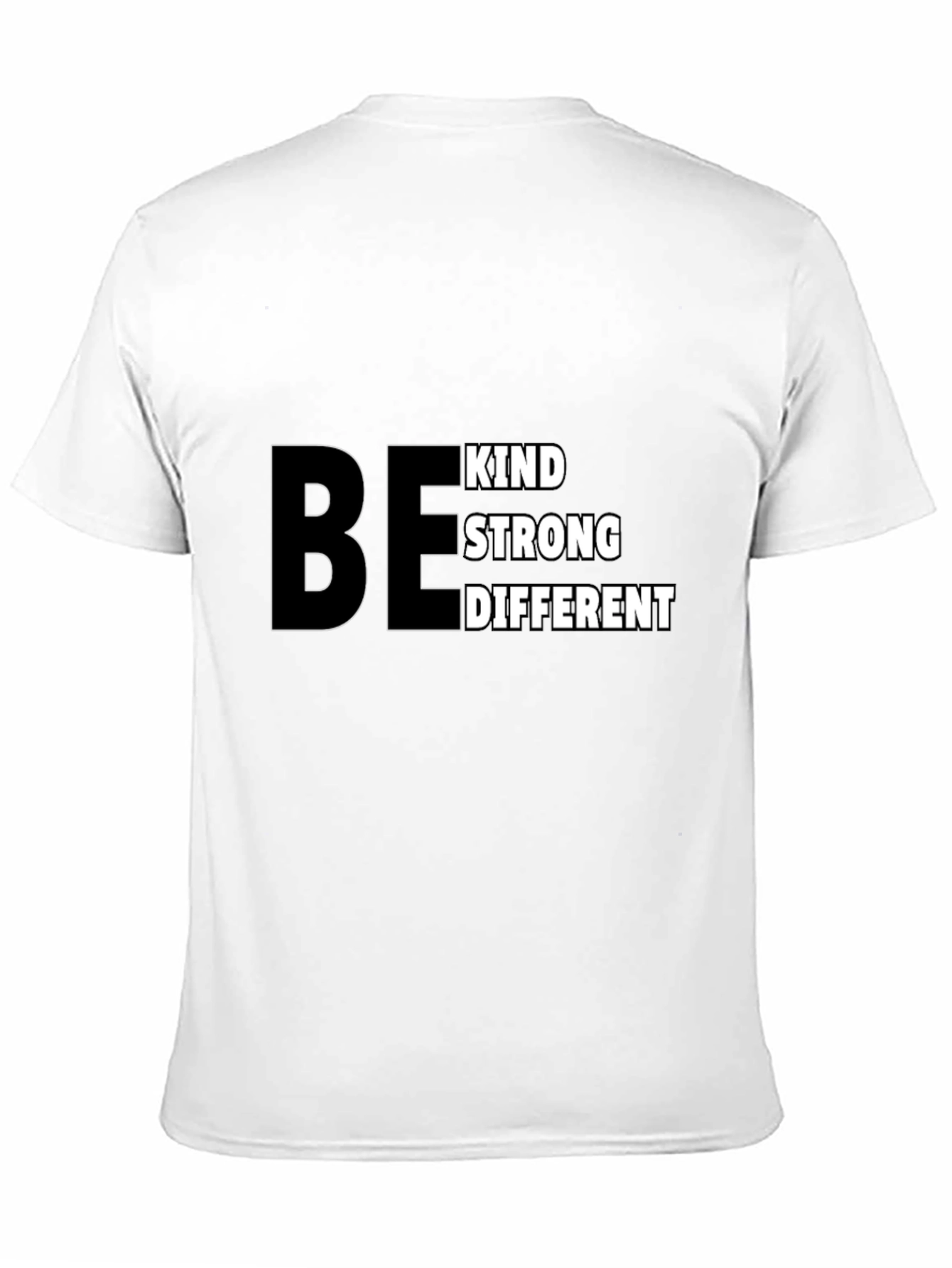 Be Kind Strong Different Black T-Shirt