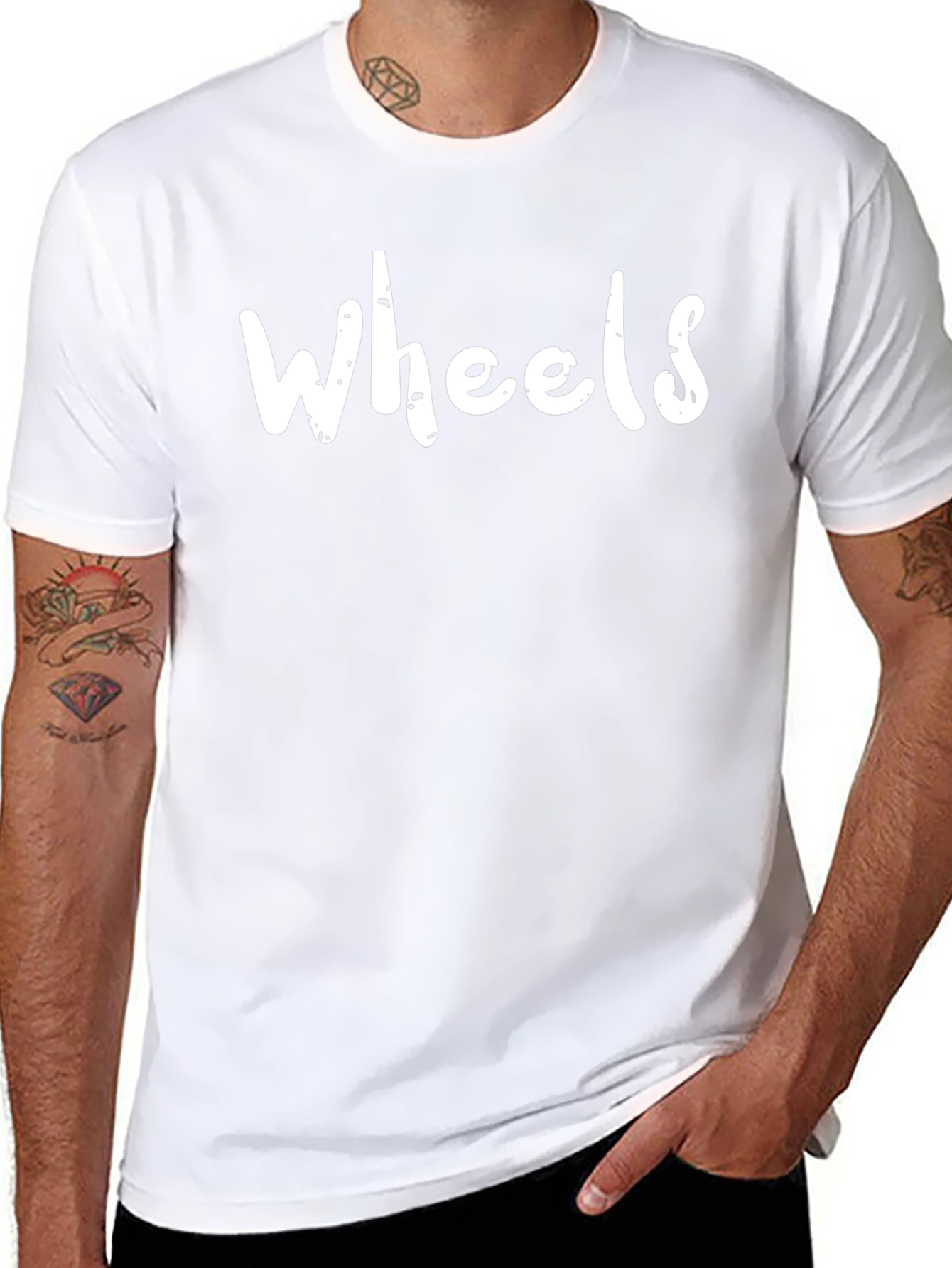 Wheels Graphic Tee - Casual Comfort