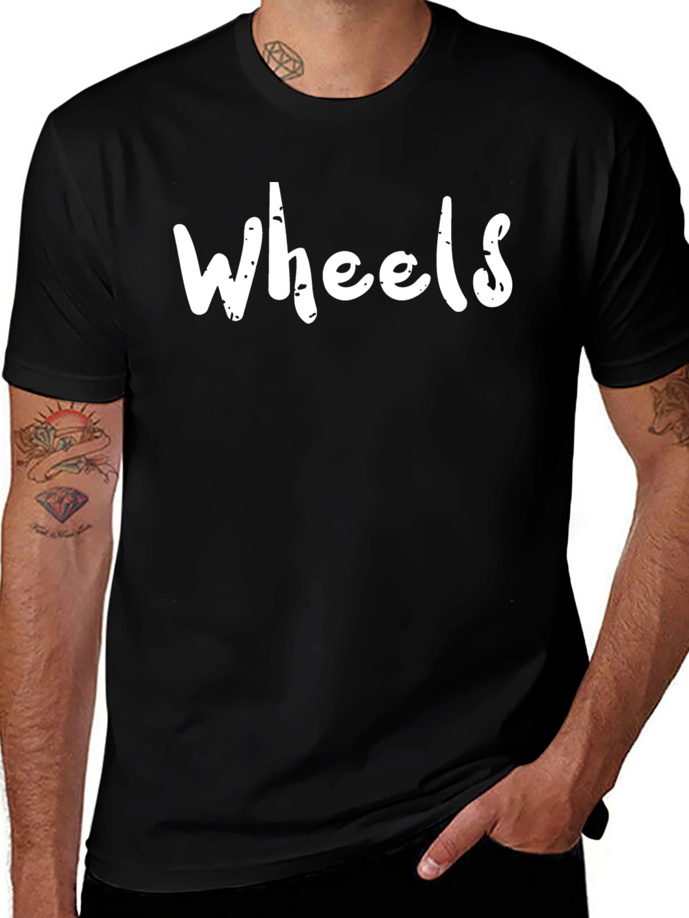 Wheels Graphic Tee - Casual Comfort