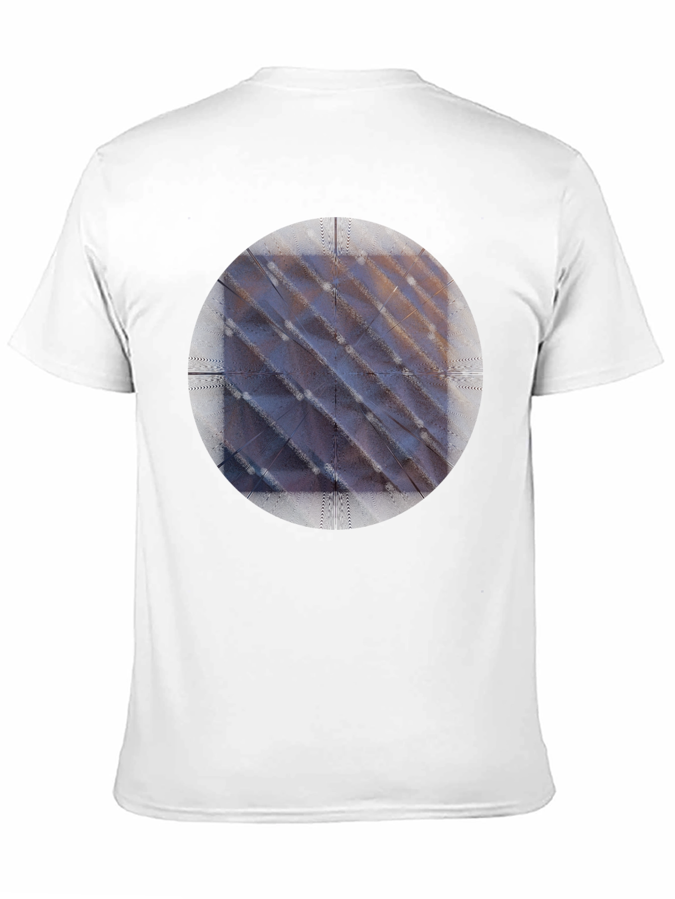 Modern Geometric Pattern Tee - Black Unisex Shirt