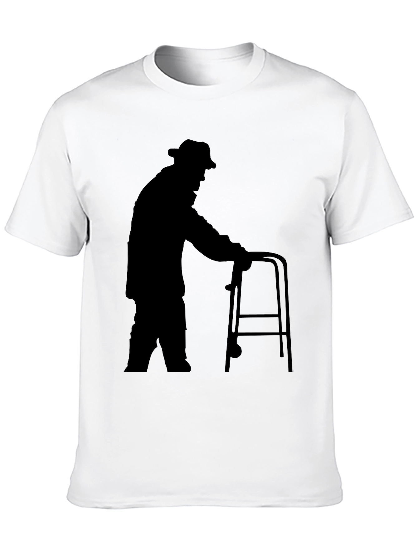 Silhouette Senior Walker Black T-Shirt