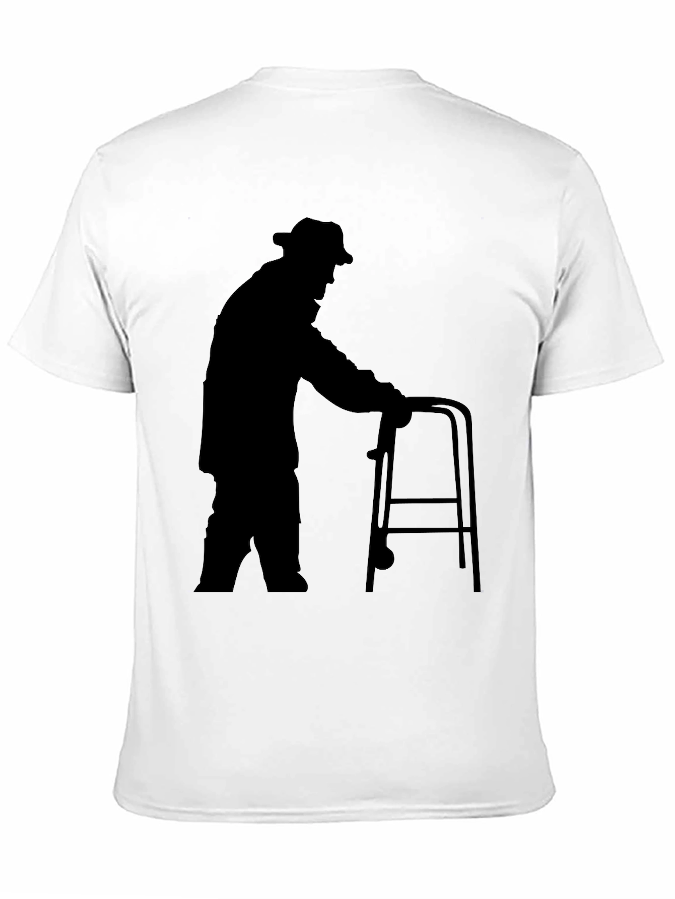 Silhouette Senior Walker Black T-Shirt
