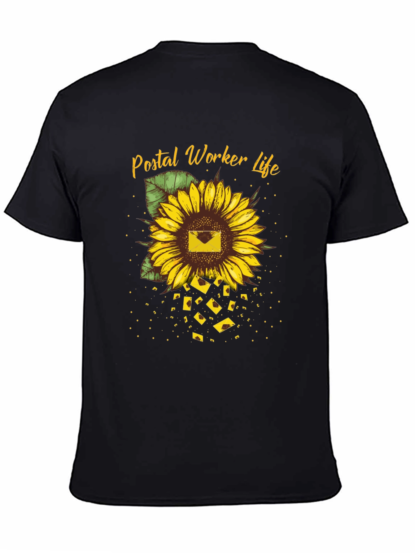 Postal Worker Sunflower Graphic Tee