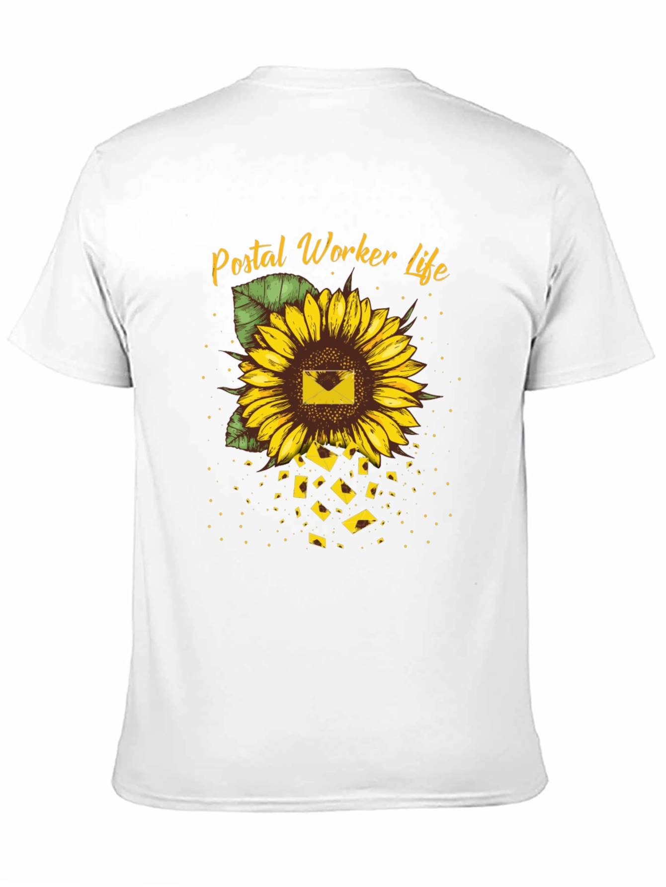 Postal Worker Sunflower Graphic Tee