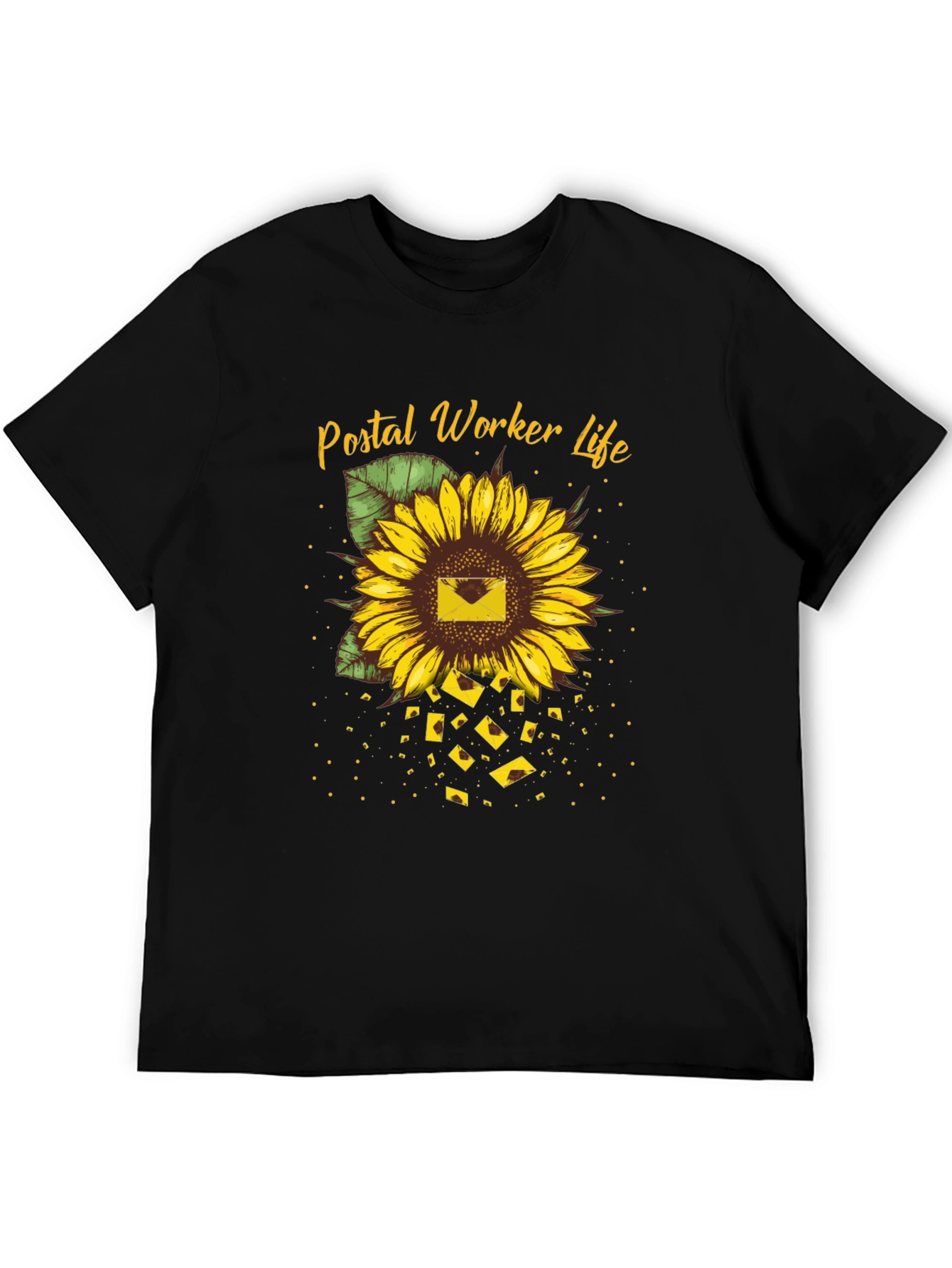 Postal Worker Sunflower Graphic Tee